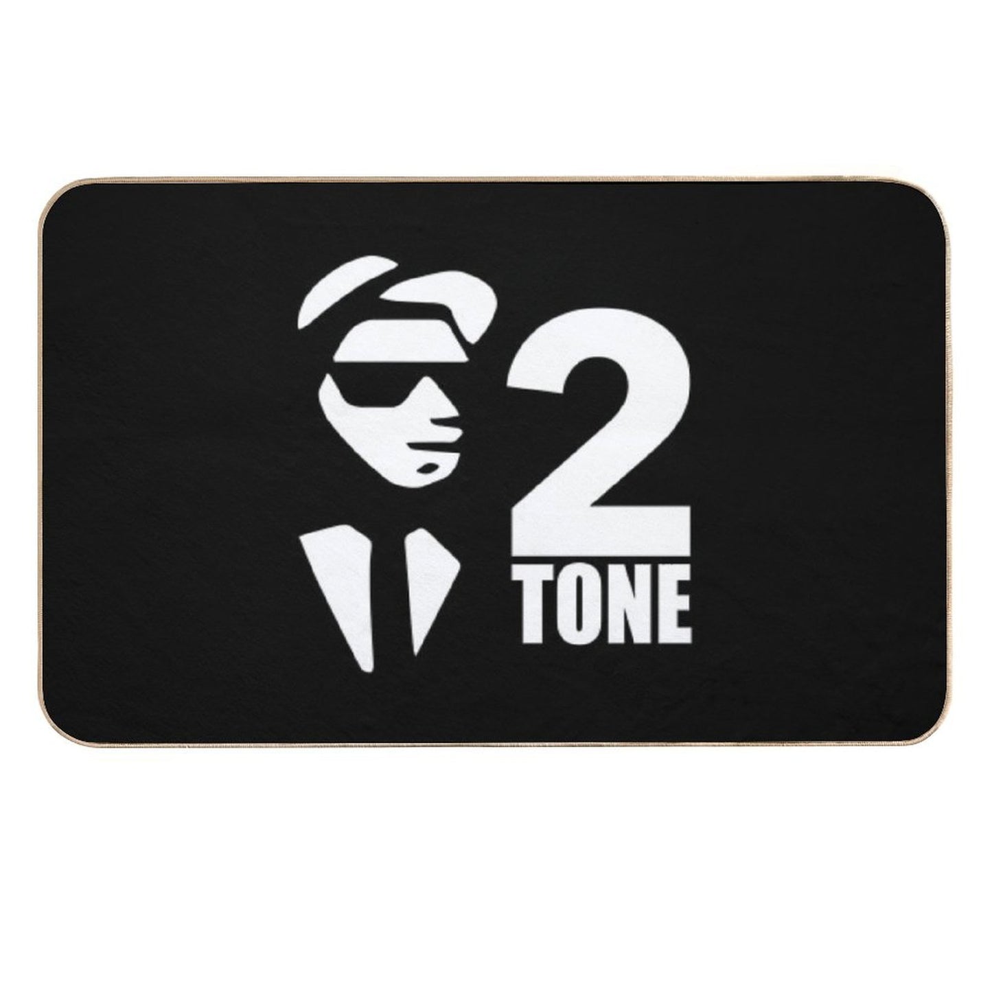 2 Tone Slip-Resistant Bath Mat