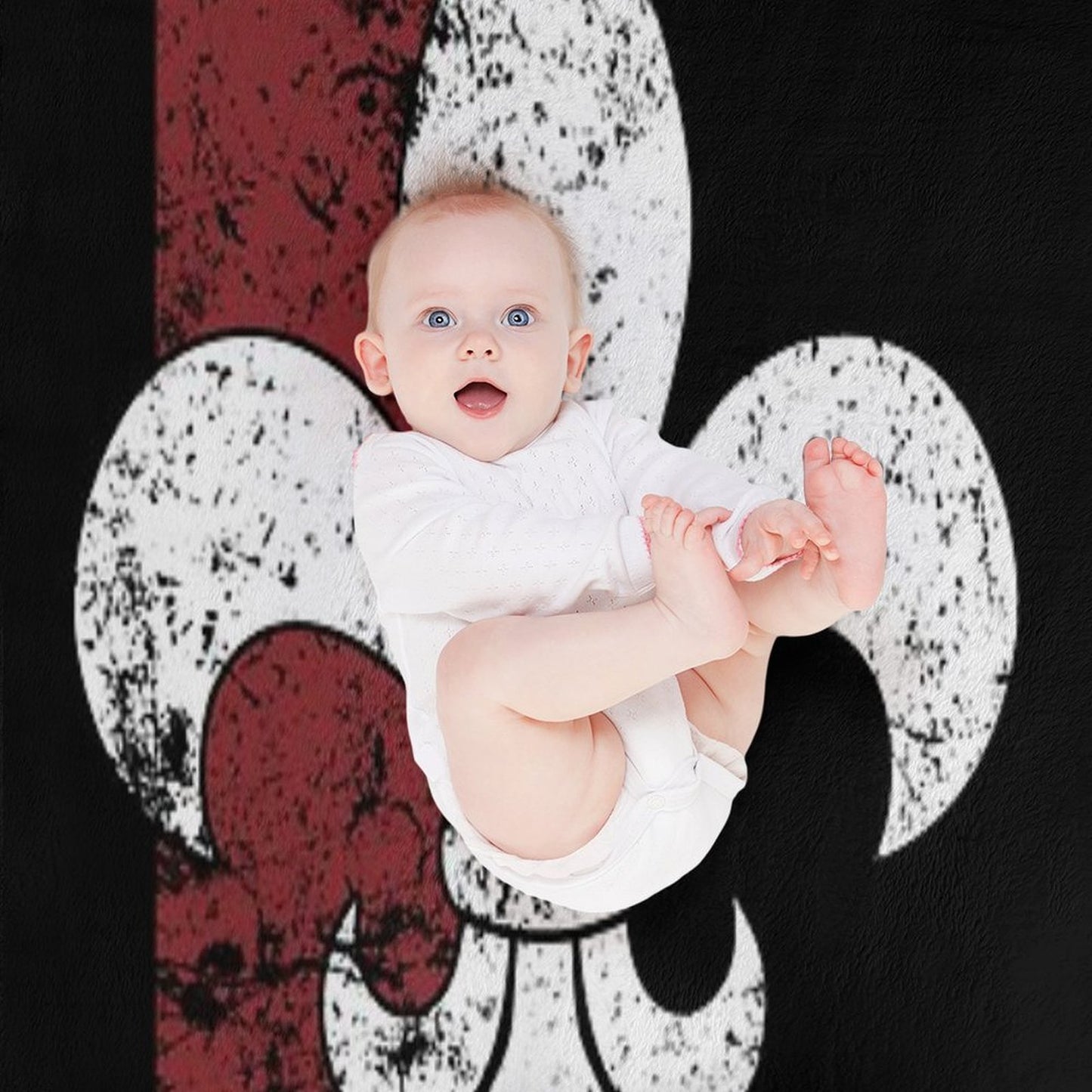 Fleur De Lis Travel-friendly Throw Blanket