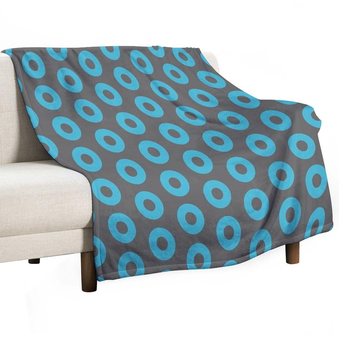 Fishman Donuts - Phish - Color Change Travel-friendly Throw Blanket