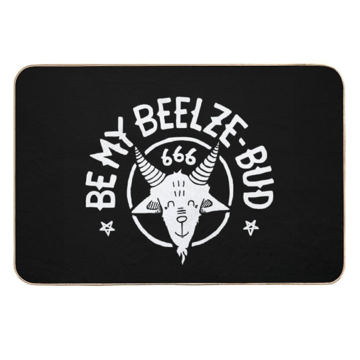 Be My Beelze-bud Toxin-Free Bath Mat