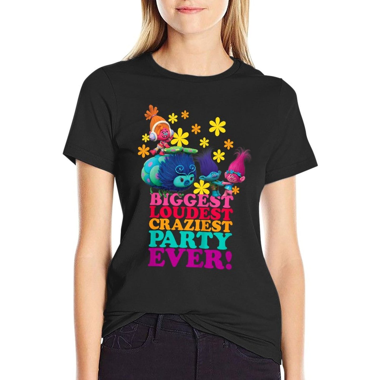 Trolls Character Party Comfortable T-Shirt