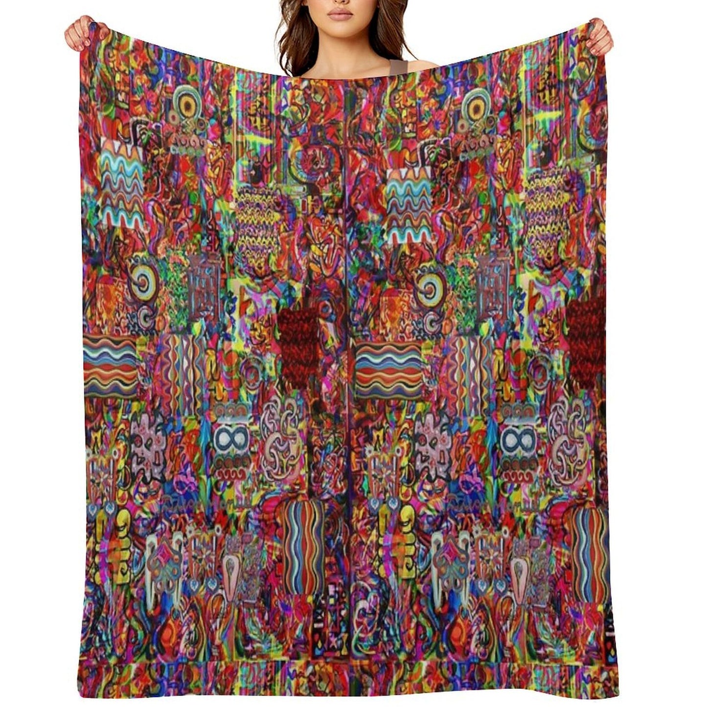Pop Abstract Gift-ready Throw Blanket
