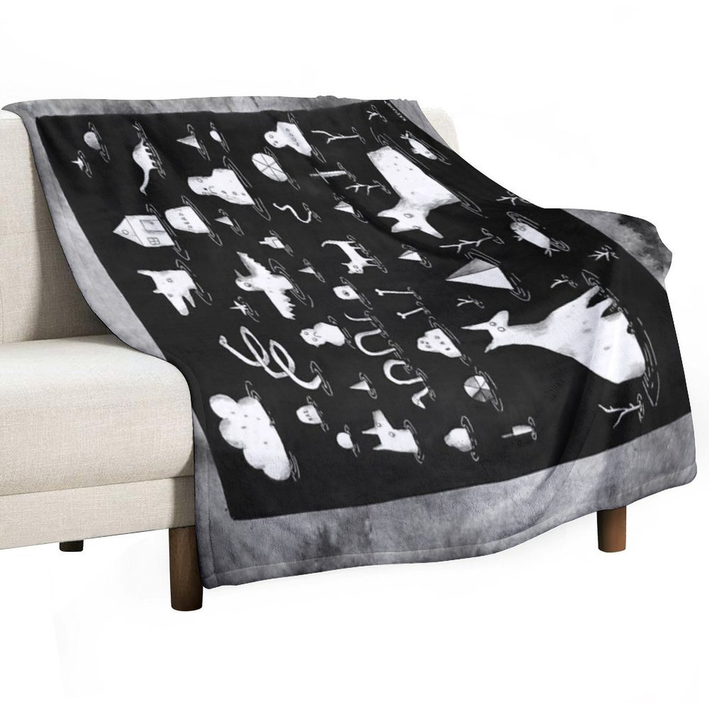 Celebrating The End Together in The Good Time Swamp Travel-friendly Throw Blanket