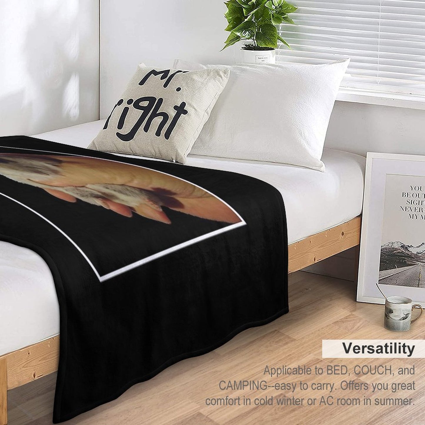 Hampter Meme Hamster Durable Throw Blanket