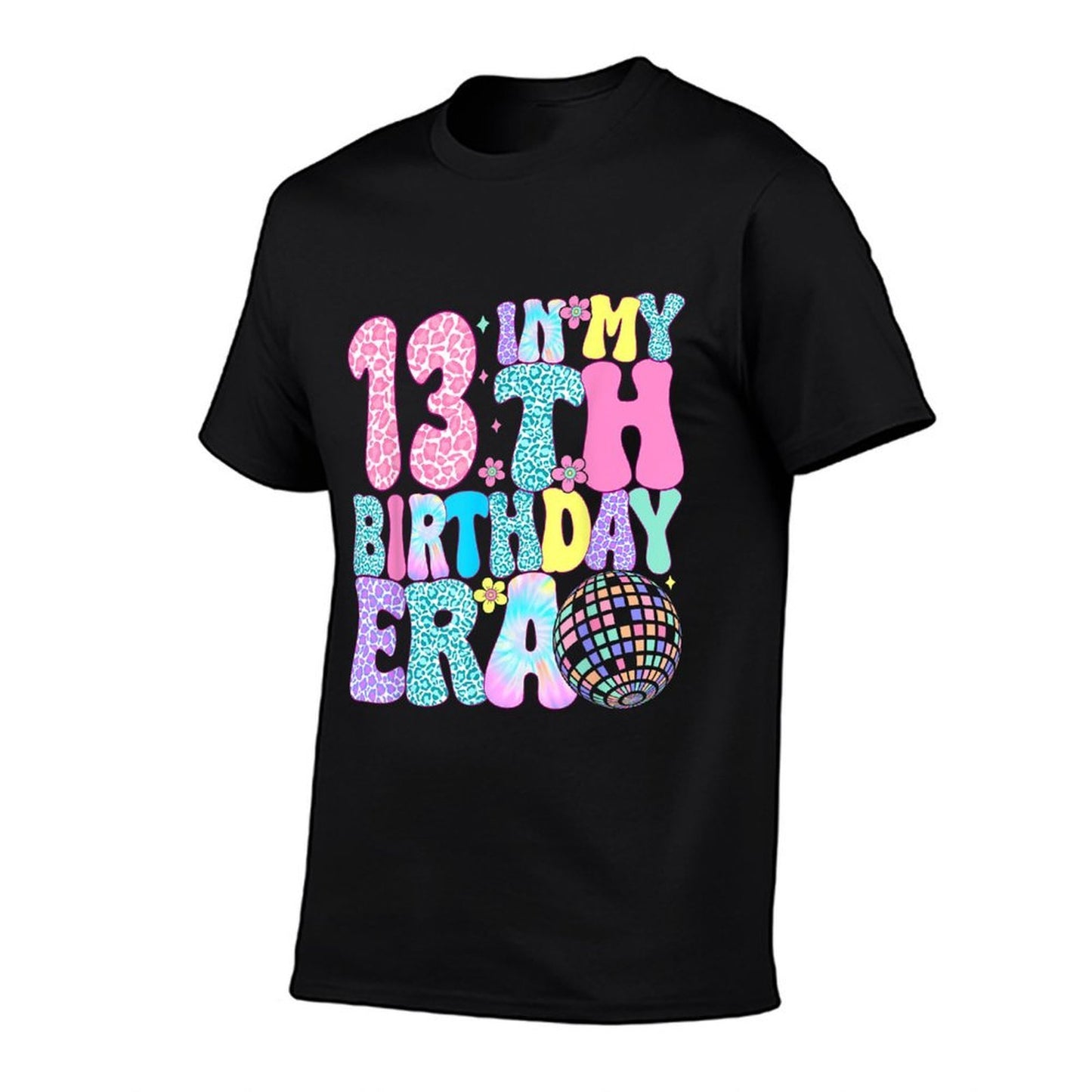 In My 13th Birthday Era Thirteen 13 Year Old Birthday Girl  Vintage-inspired T-Shirt