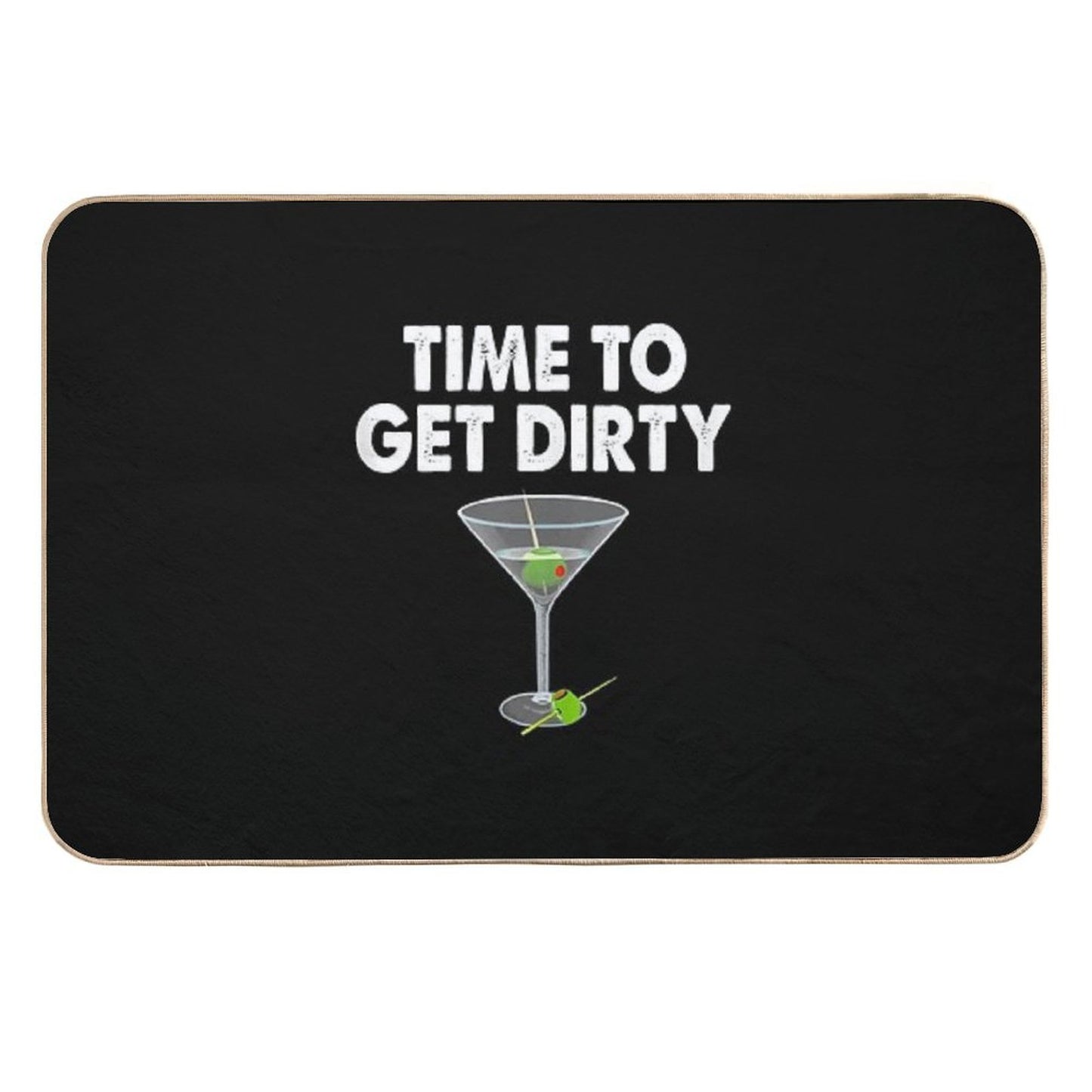 Dirty Martini Ime O Get Dirty Happy Hour High-Traffic Bath Mat