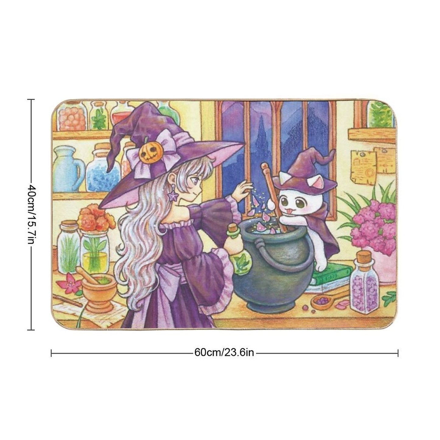 The Witch's Herbal Shop Rapid-Drying Bath Mat