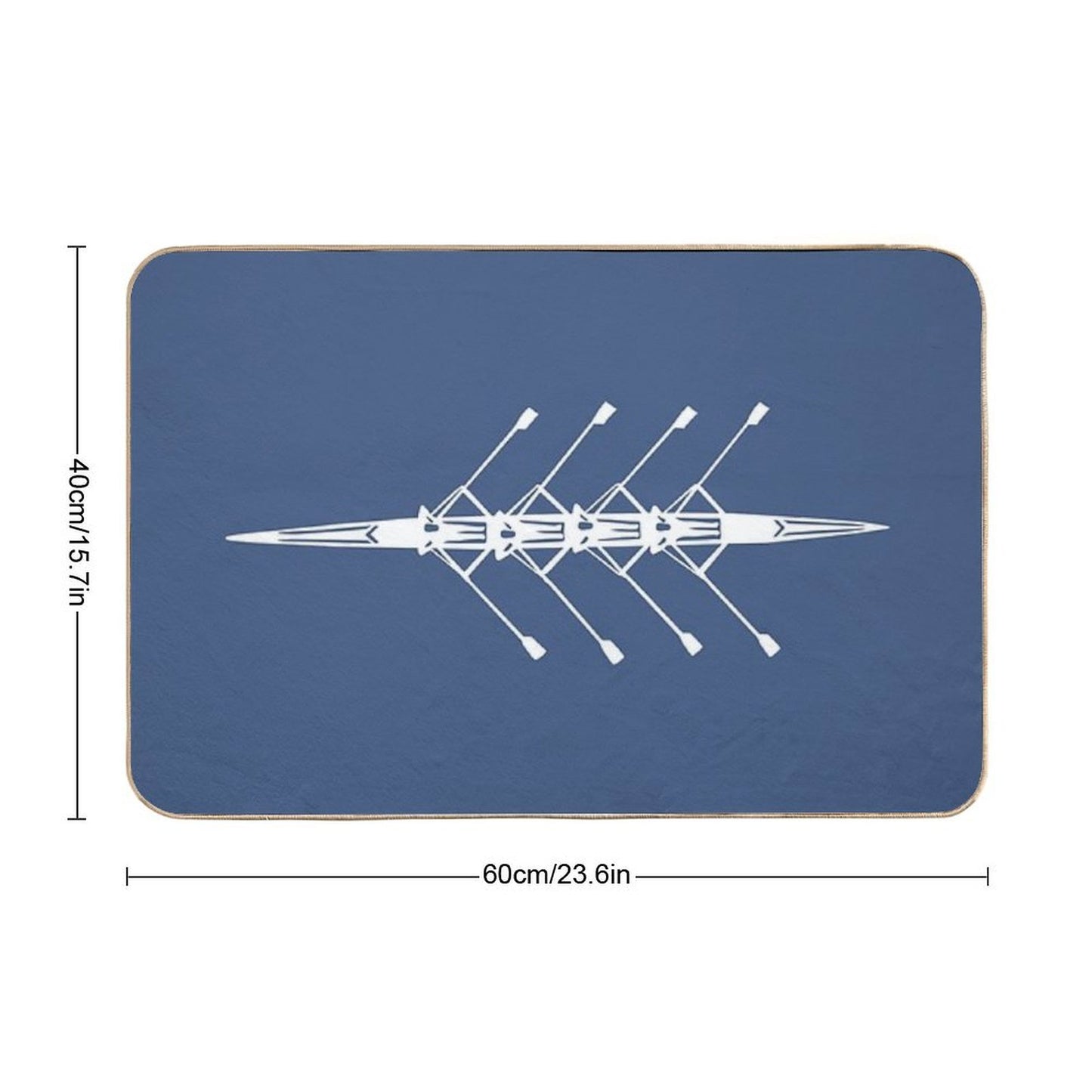 Rowing, Rowing Boat Dirt-Trapping Bath Mat