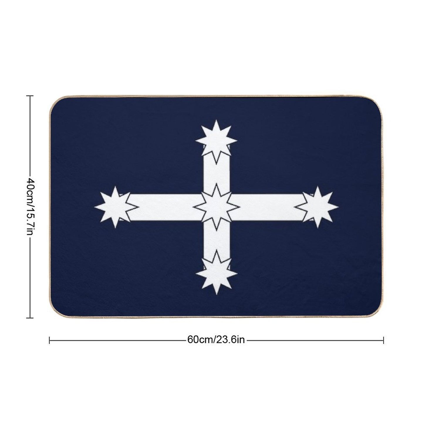Australian Eureka Flag by Orikall Toxin-Free Bath Mat