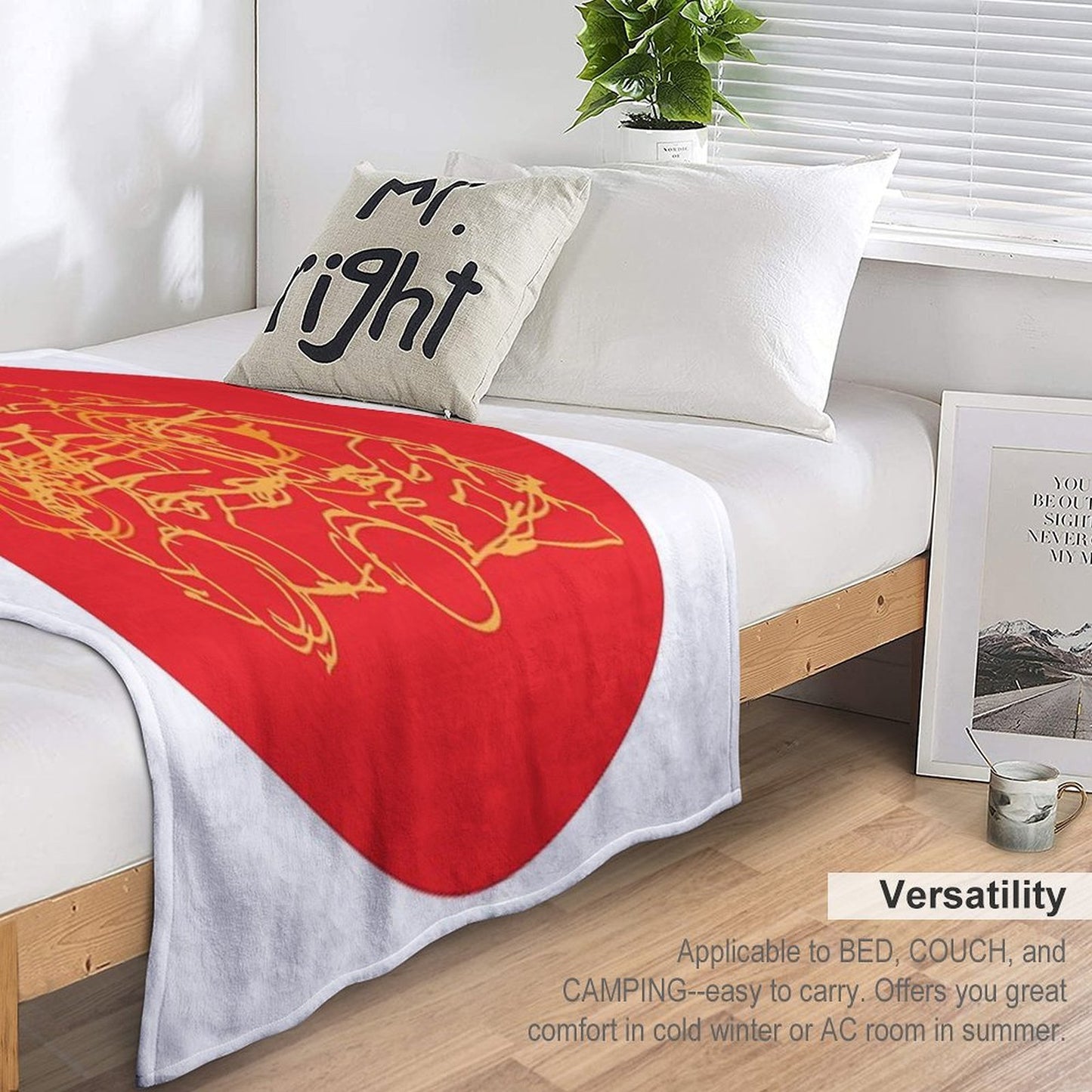 Clark Car Scratch Quick-dry Throw Blanket