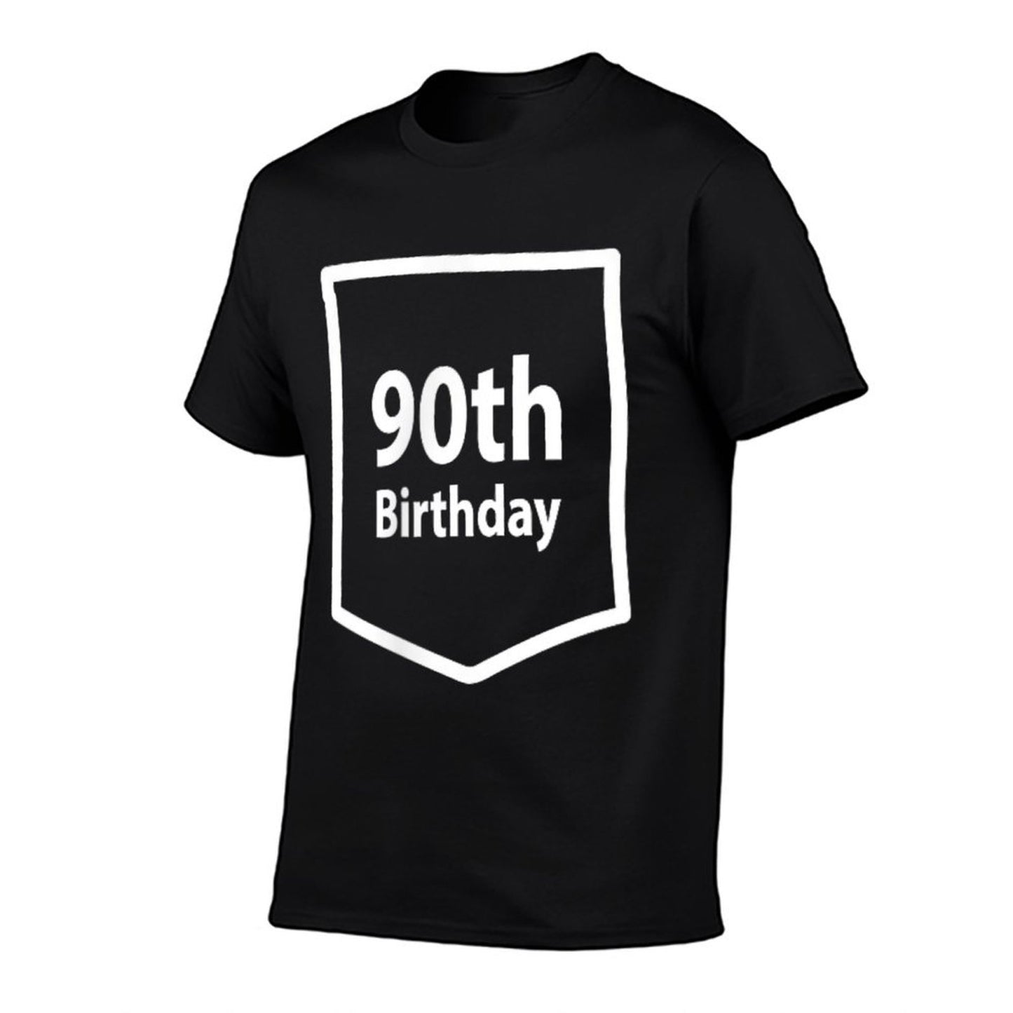 90th Birthday Birthday Oversized Silhouette T-Shirt