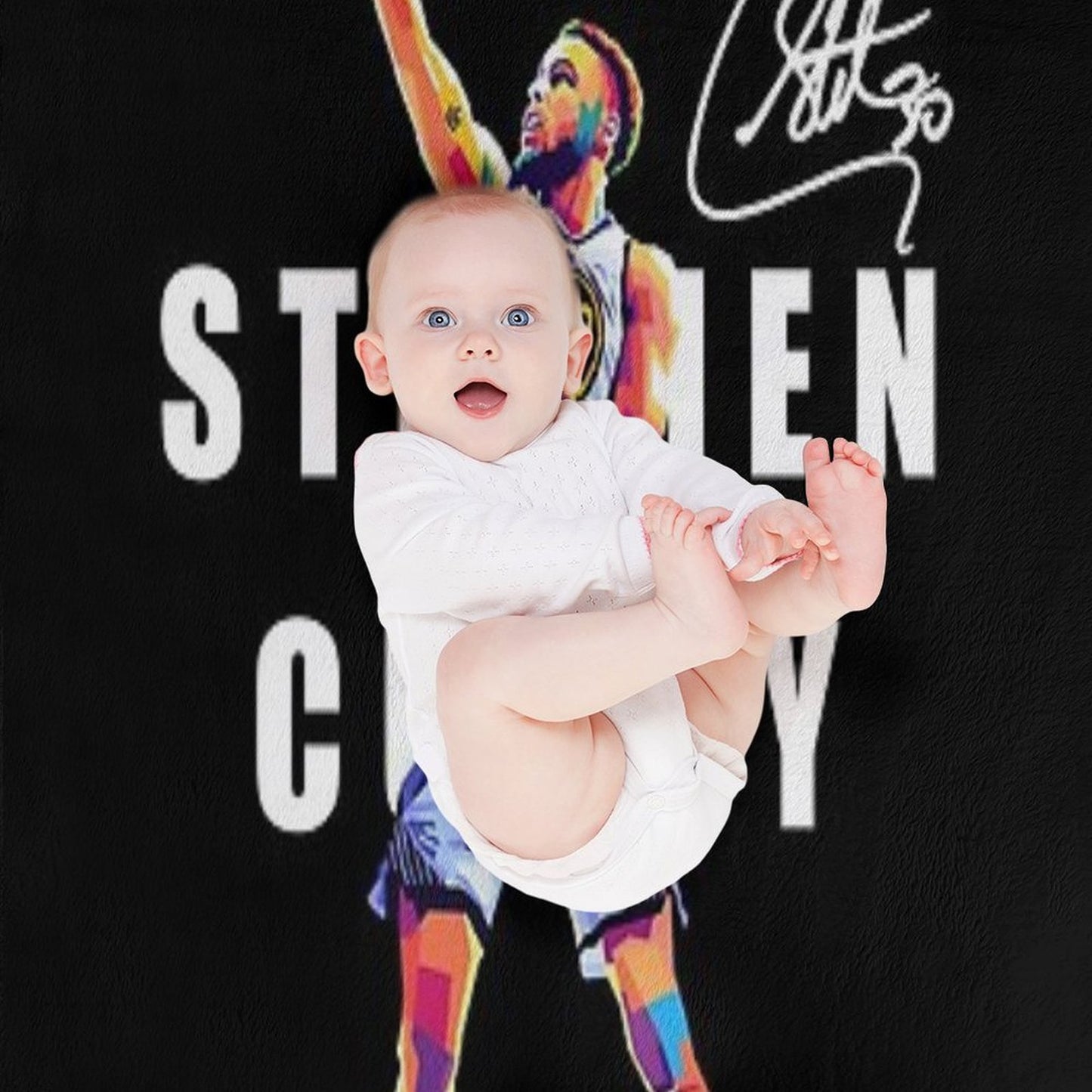 Stephen Curry Wpap Pop Art Multi-functional Throw Blanket