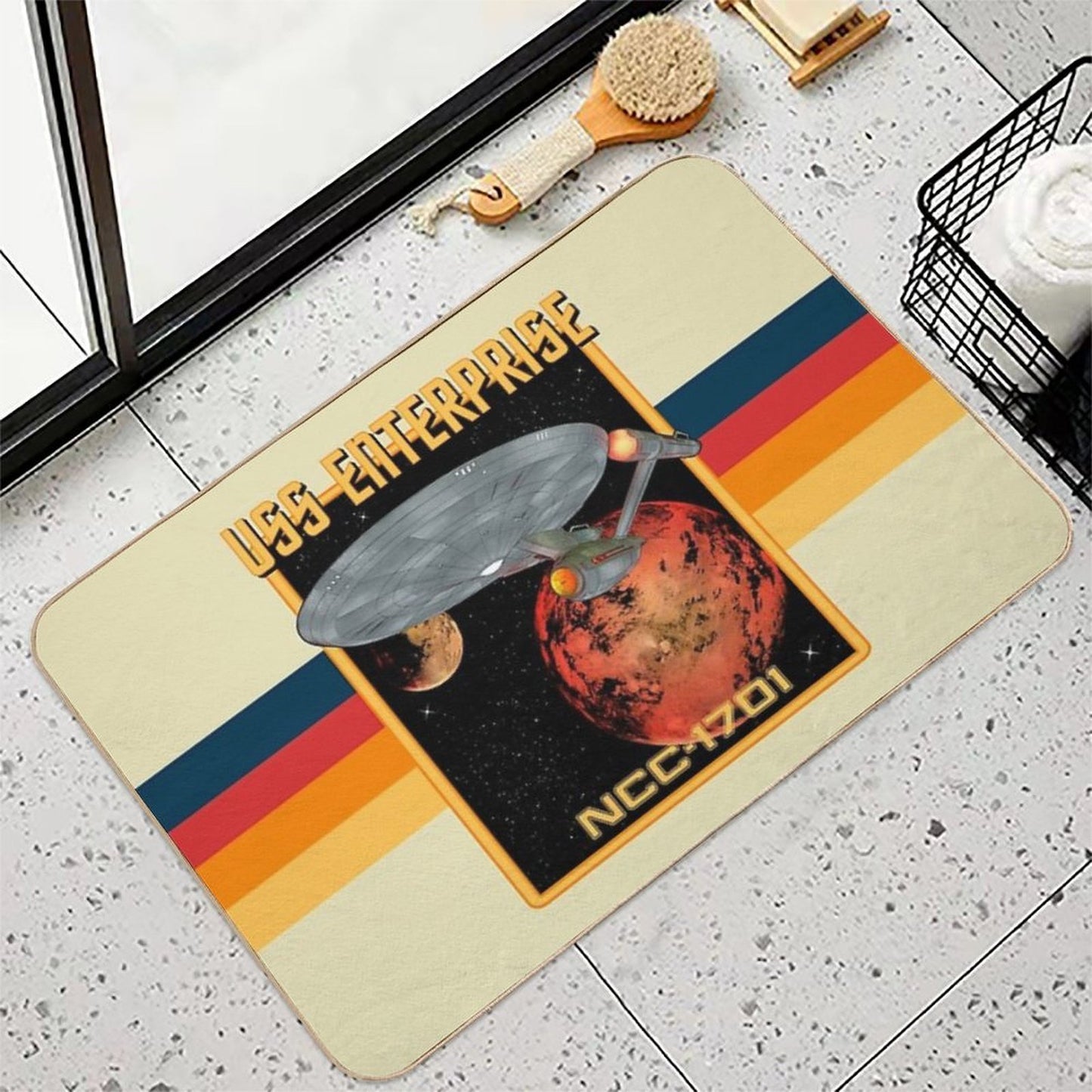 USS Enterprise NCC-1701 Anti-Trip Bath Mat