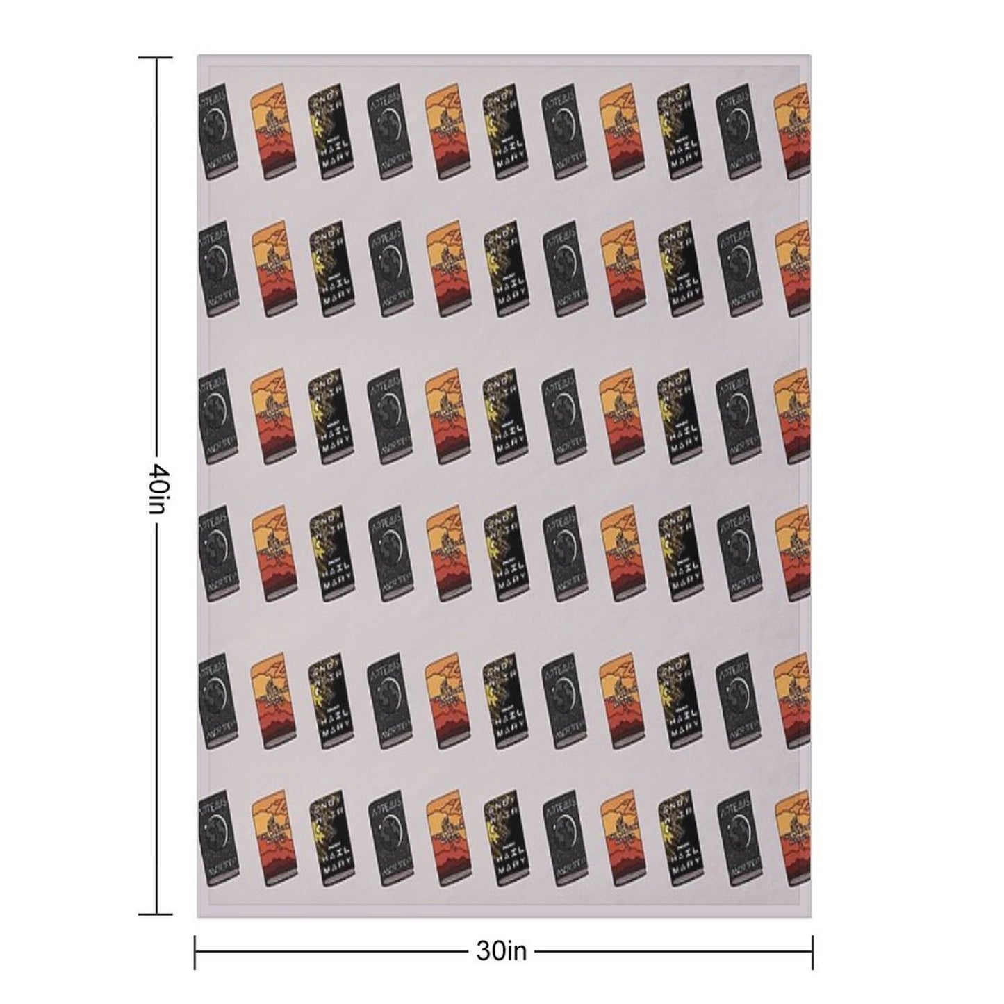 Andy Weir Books Machine-washable Throw Blanket