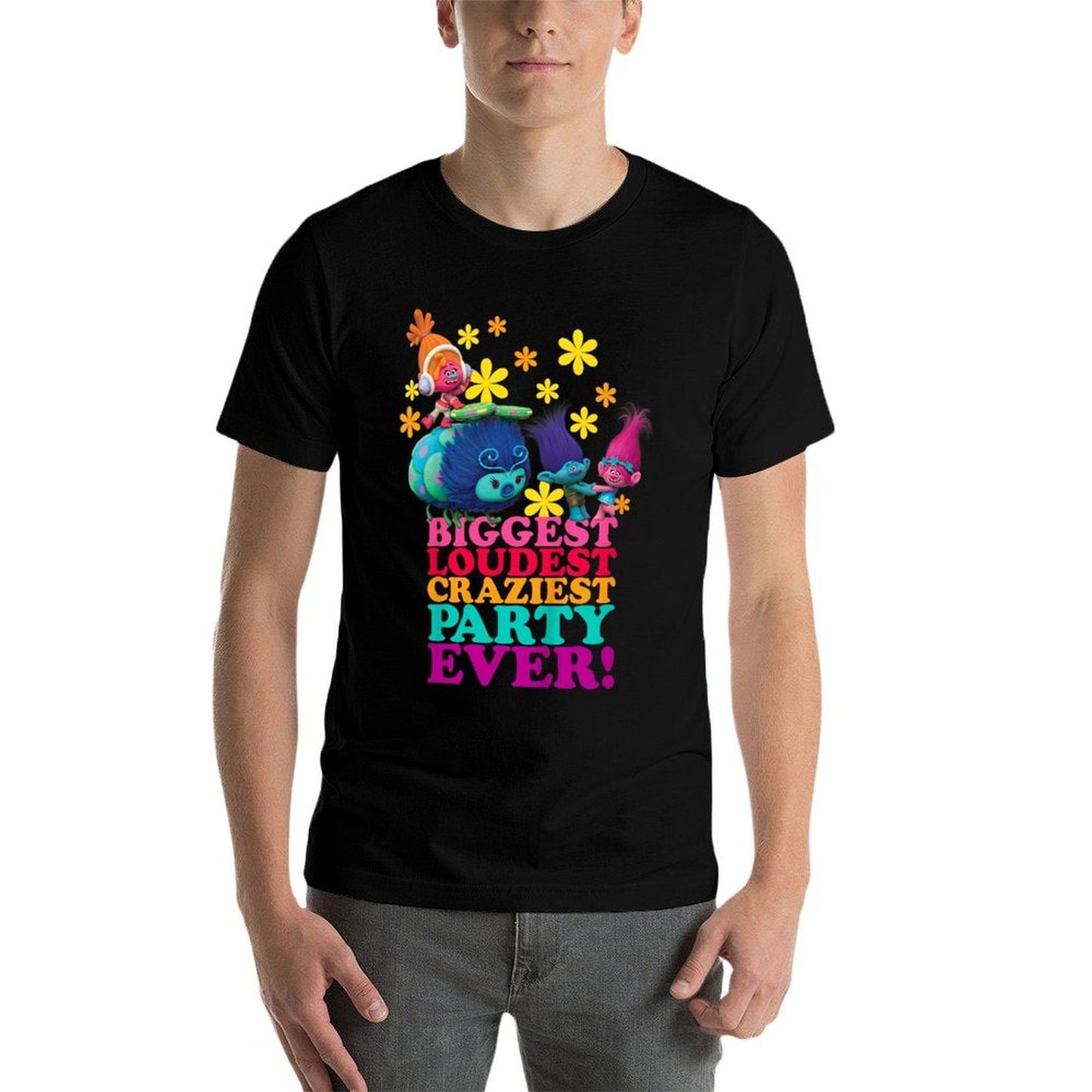 Trolls Character Party Comfortable T-Shirt