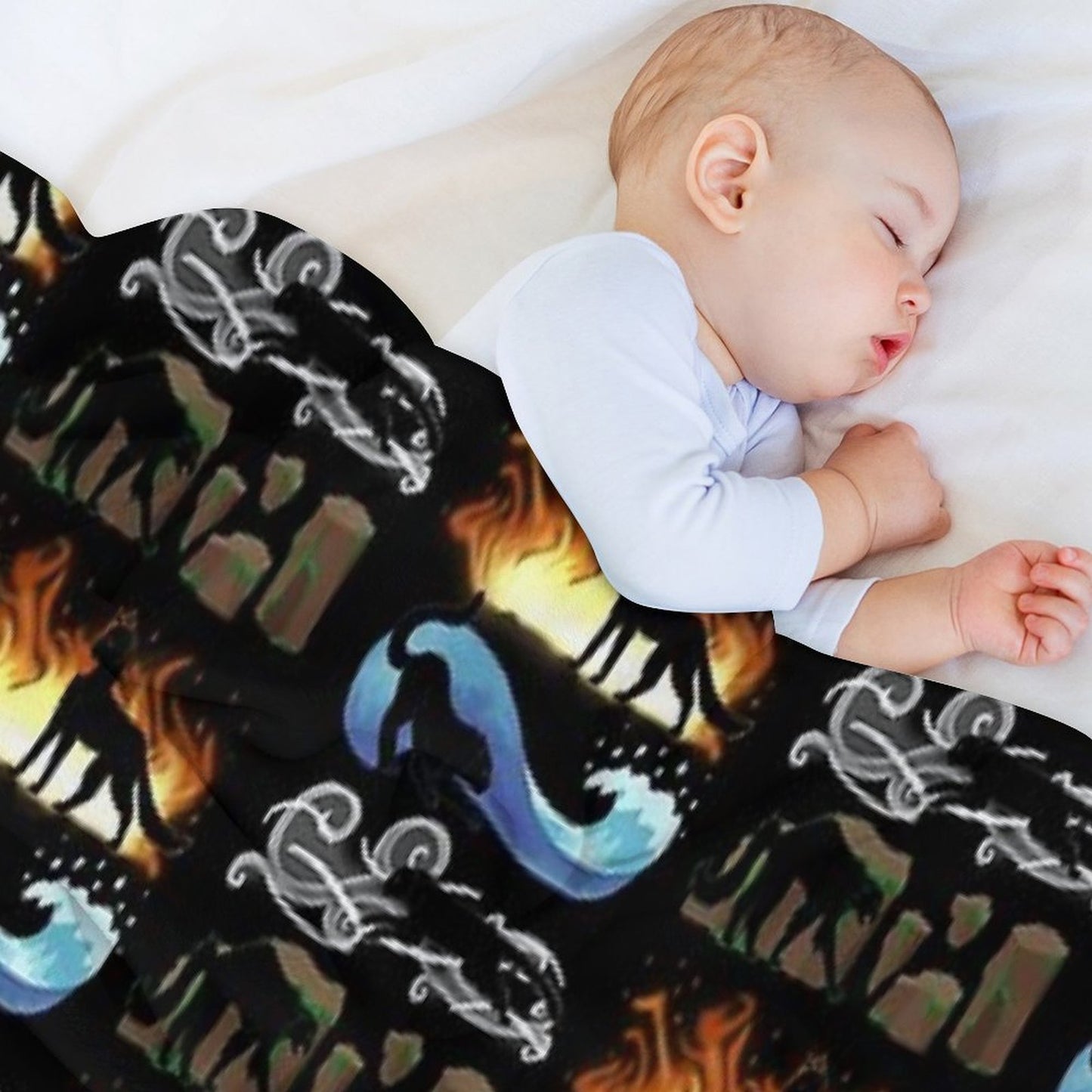 Four Elements, Four Cats Multi-functional Throw Blanket