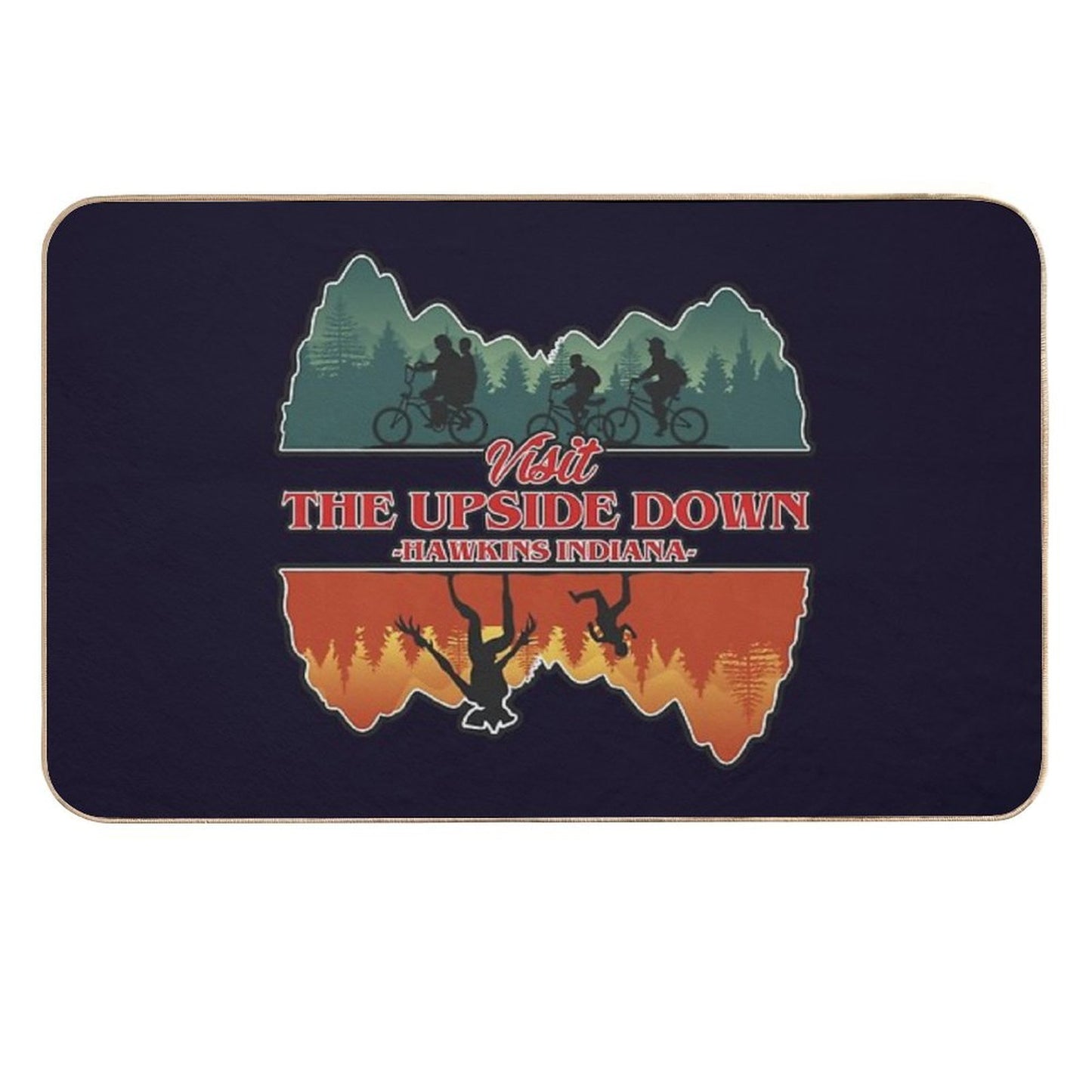 Stranger Things The Upside Down Eco-Friendly Bath Mat