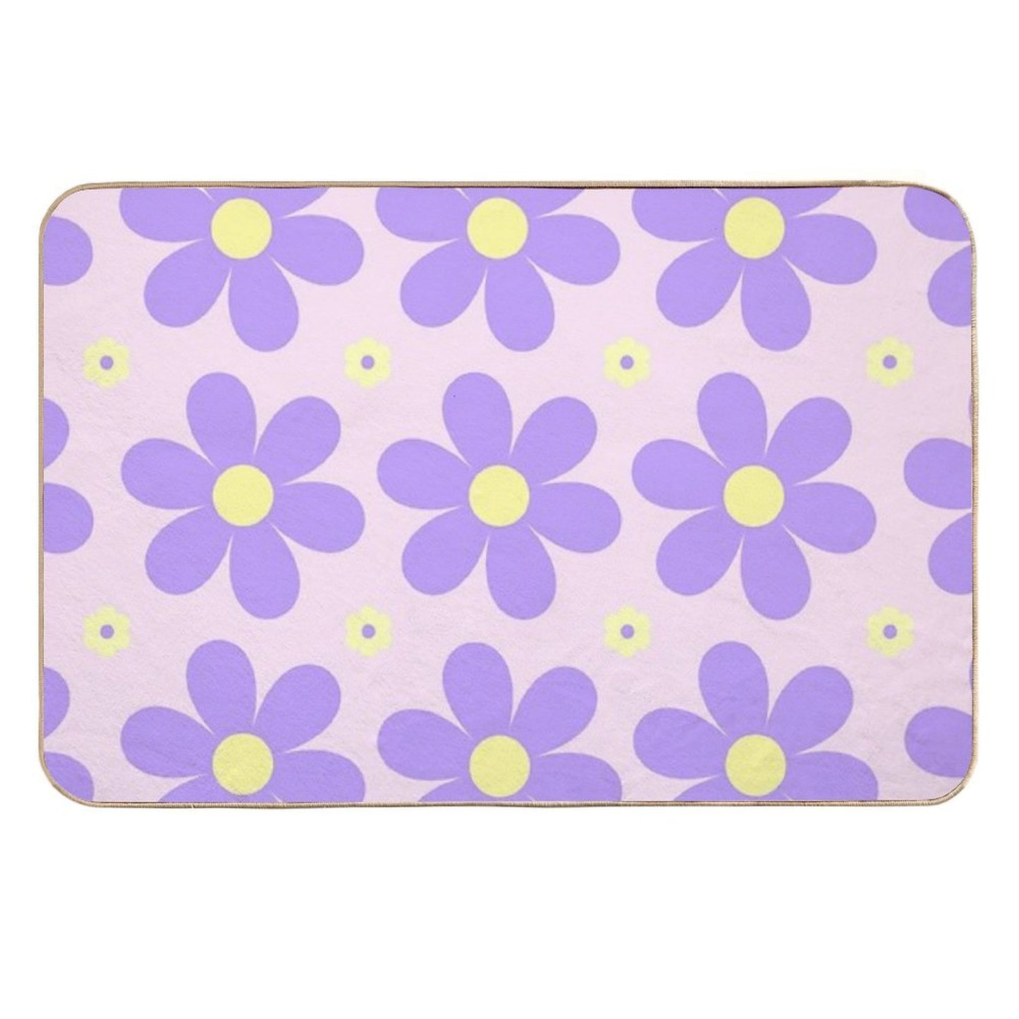 Spring Flowers (Lavender) Multi-Purpose Bath Mat