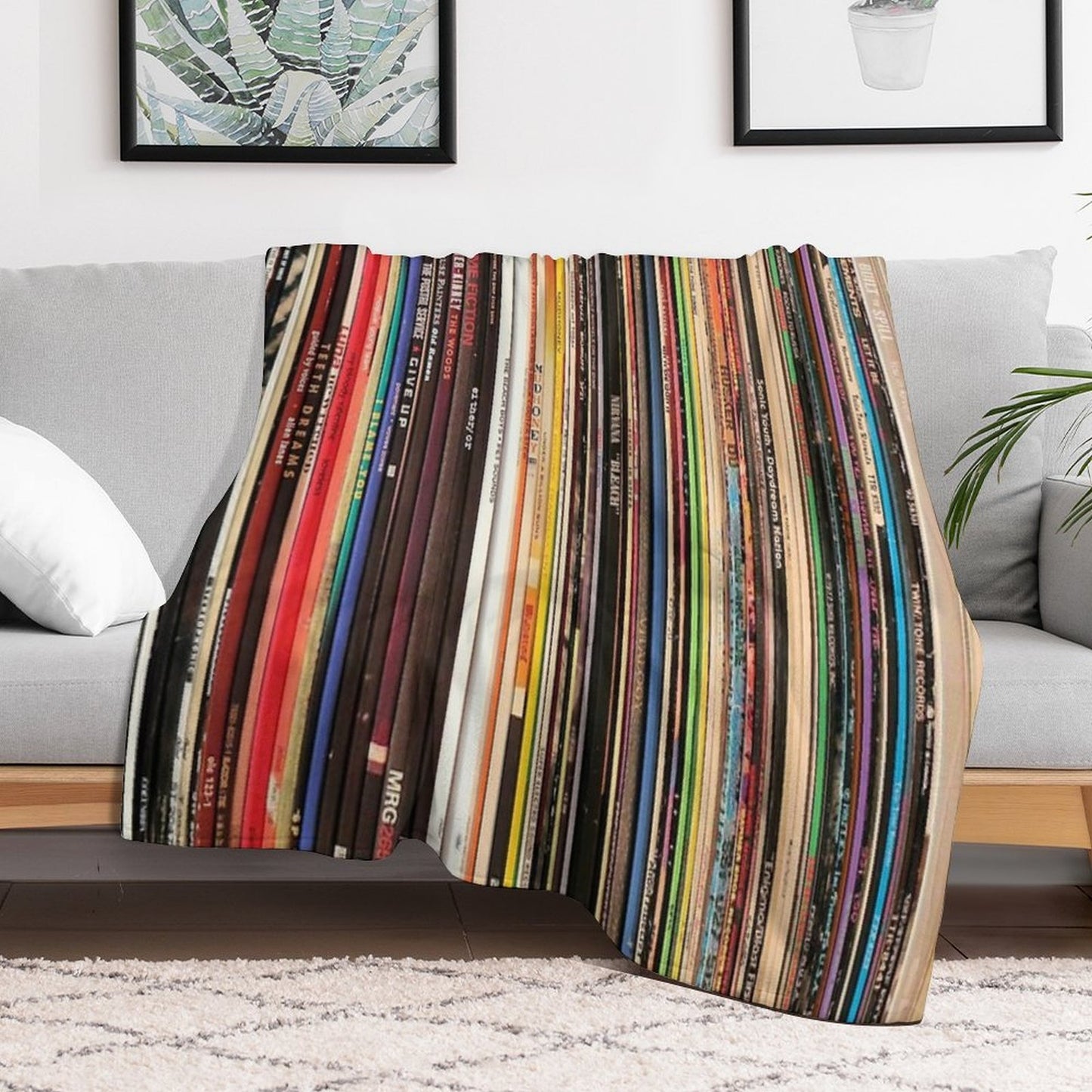Ultimate Vinyl Record Collection Durable Throw Blanket