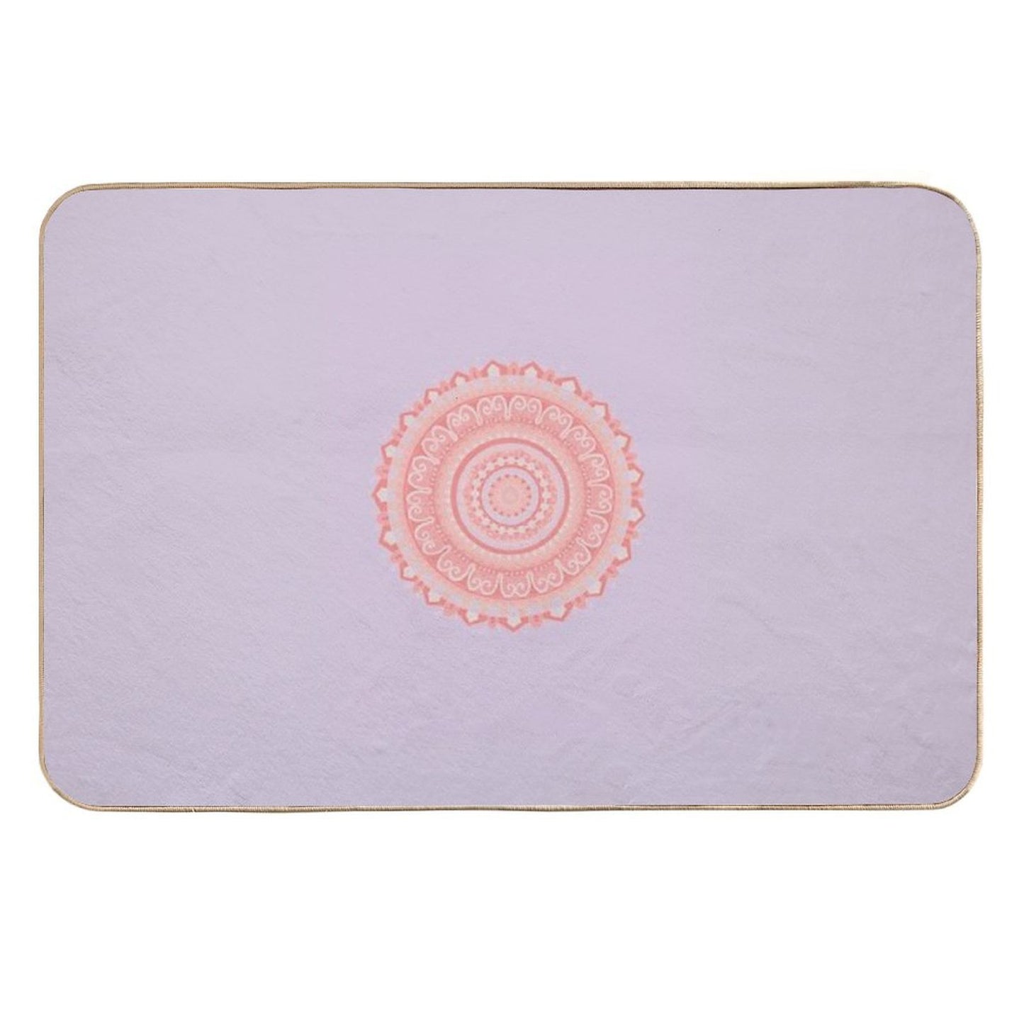 Mandala Art Absorbent Bath Mat