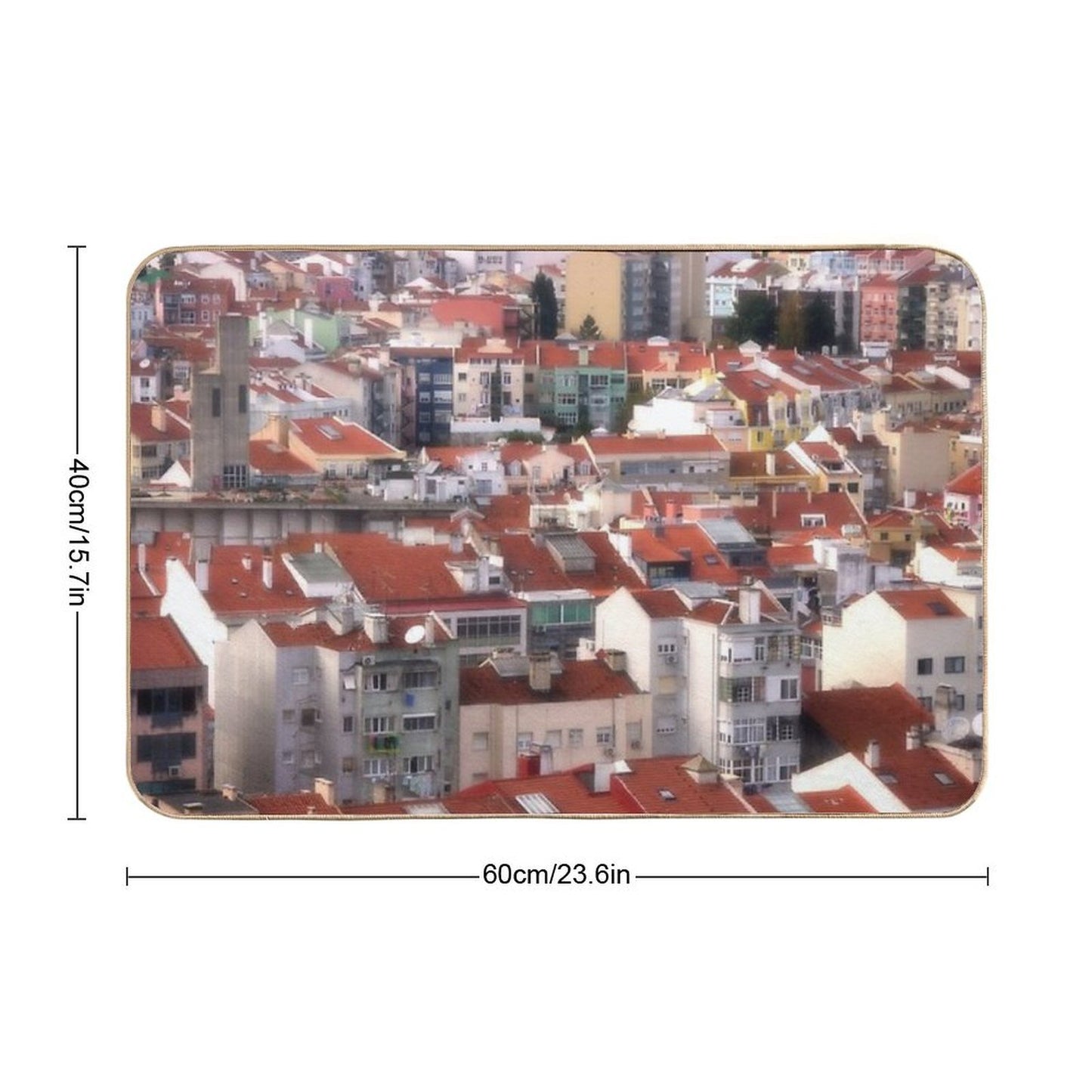 Lisbon Anti-Trip Bath Mat
