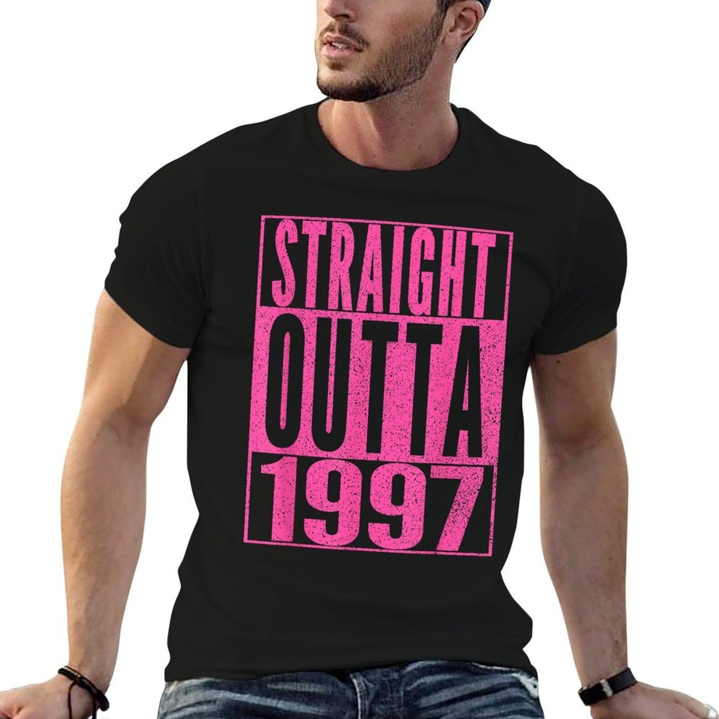 STRAIGHT OUTTA 1997 21 Years Old 21St Birthday Gift Relaxed-fit T-Shirt