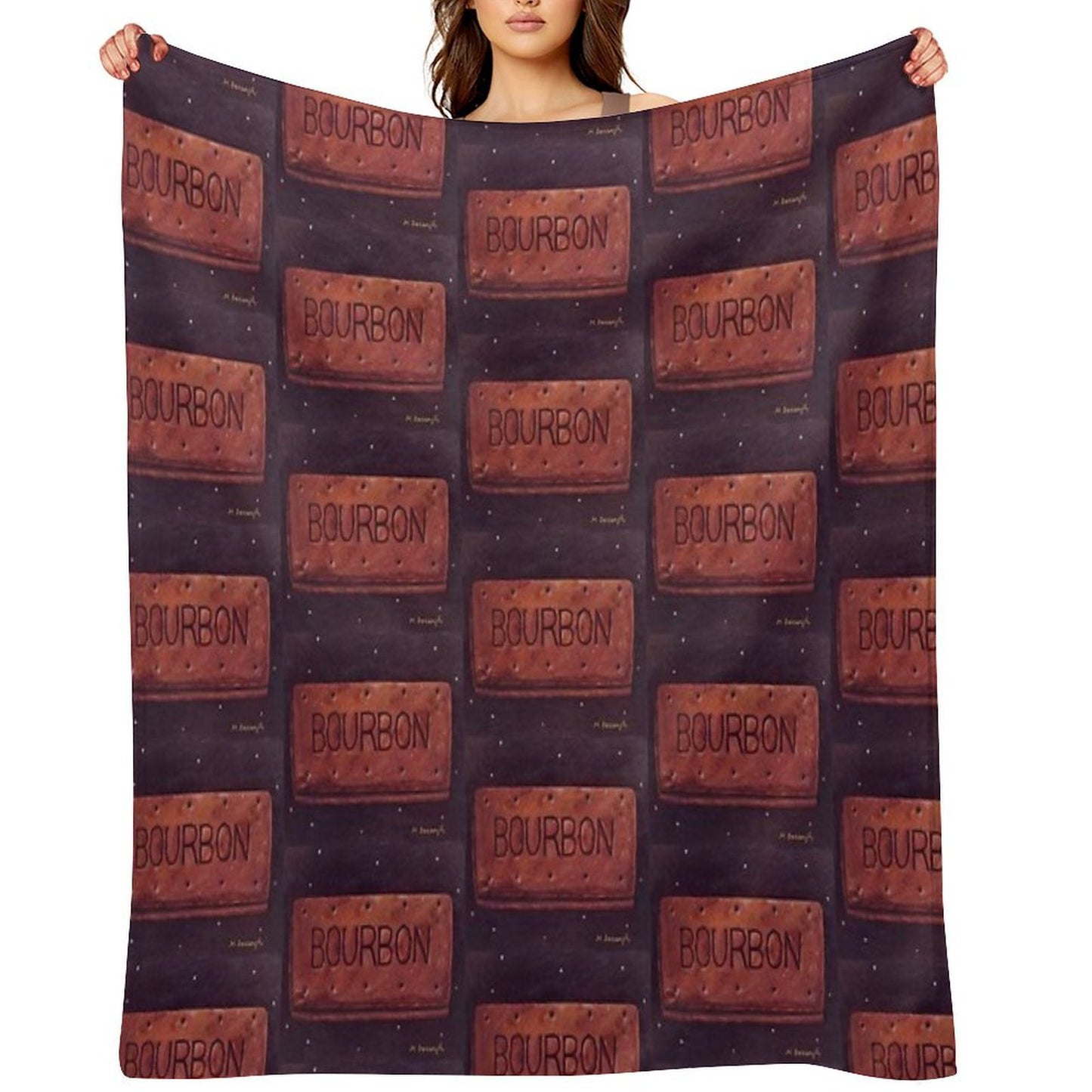 Bourbon Biscuit All-season Throw Blanket