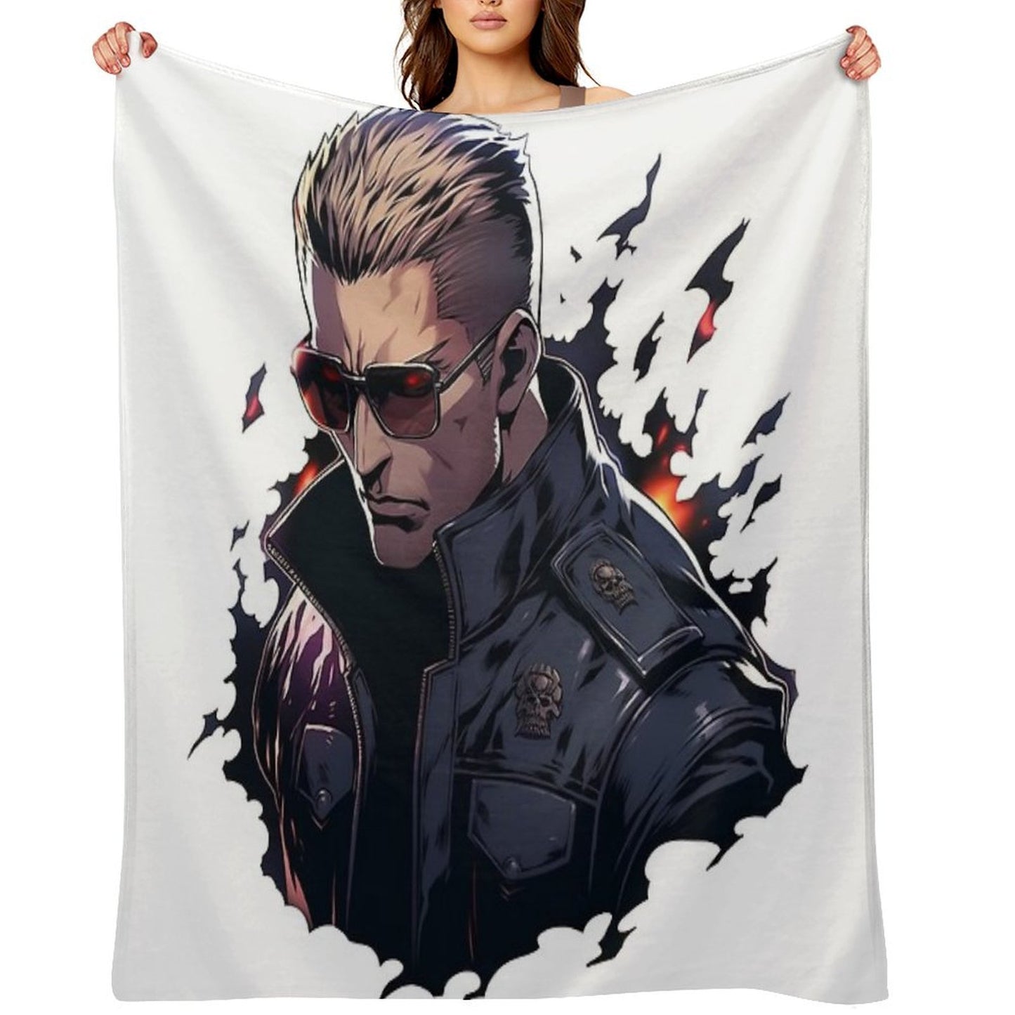 Albert Wesker Compact Throw Blanket