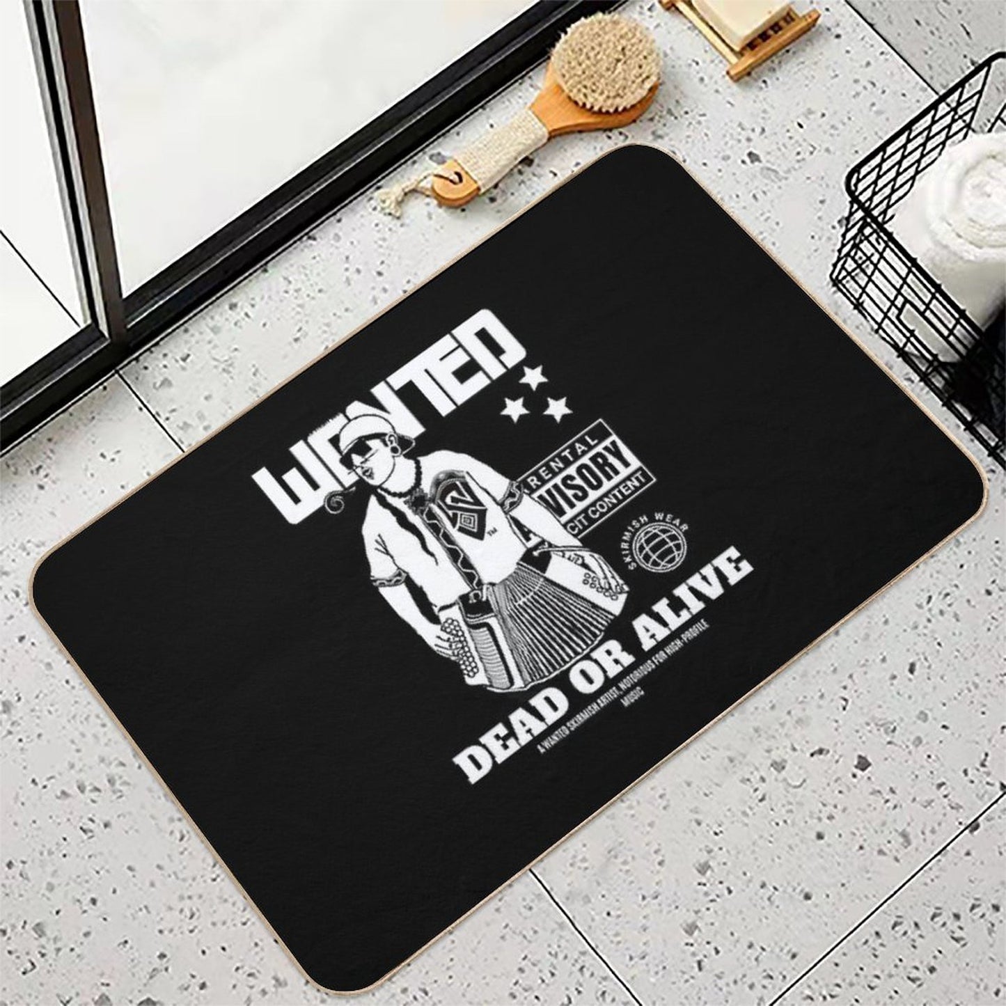 Calexico San Diego, Urban, Chicano, Latino, Hispanic, Mexican, Indigenous, Native, Orgullo, Quetzalcoatl, Aztec, Mayan, Norteno, Toxin-Free Bath Mat