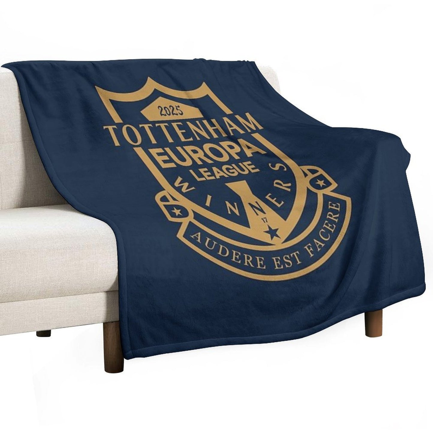 Tottenham Europa League Winners 2025 Sustainable Throw Blanket