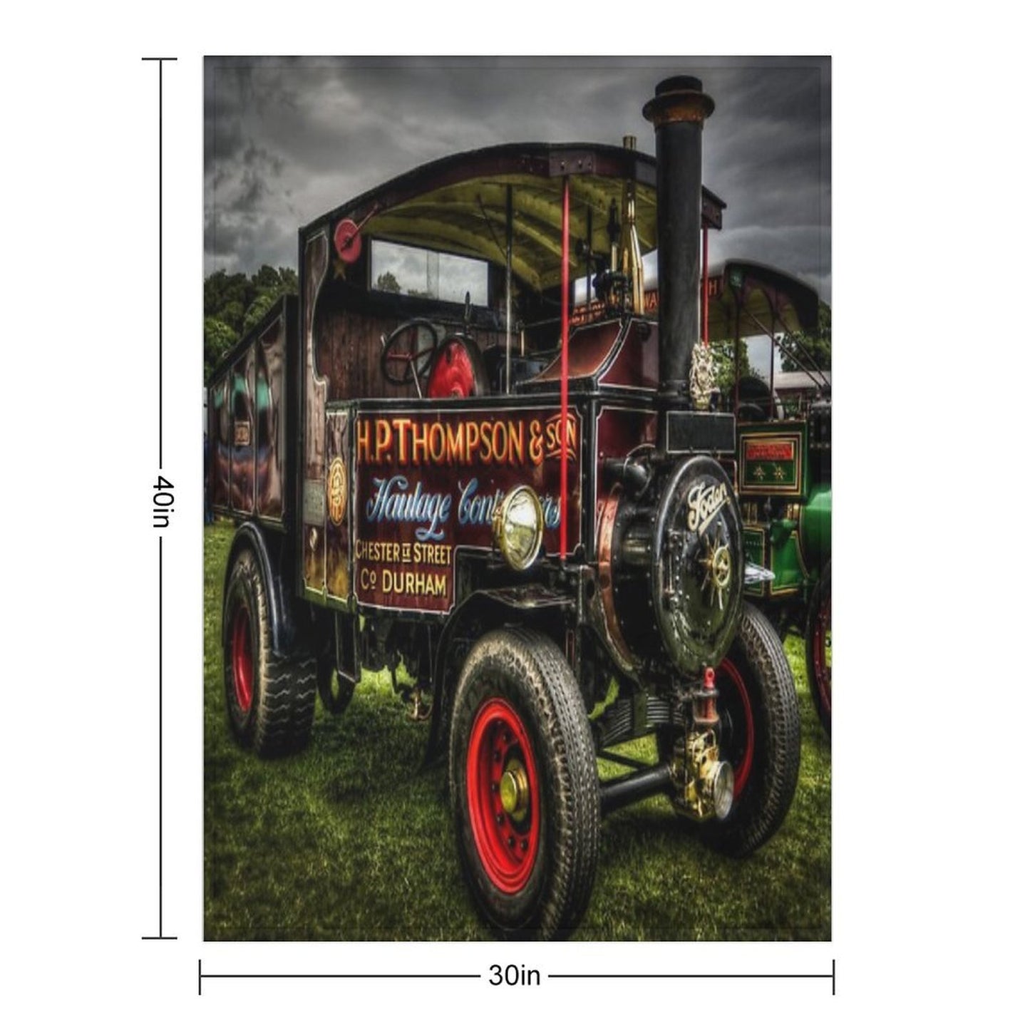 Traction Engine At The Steam Rally Comfort Throw Blanket