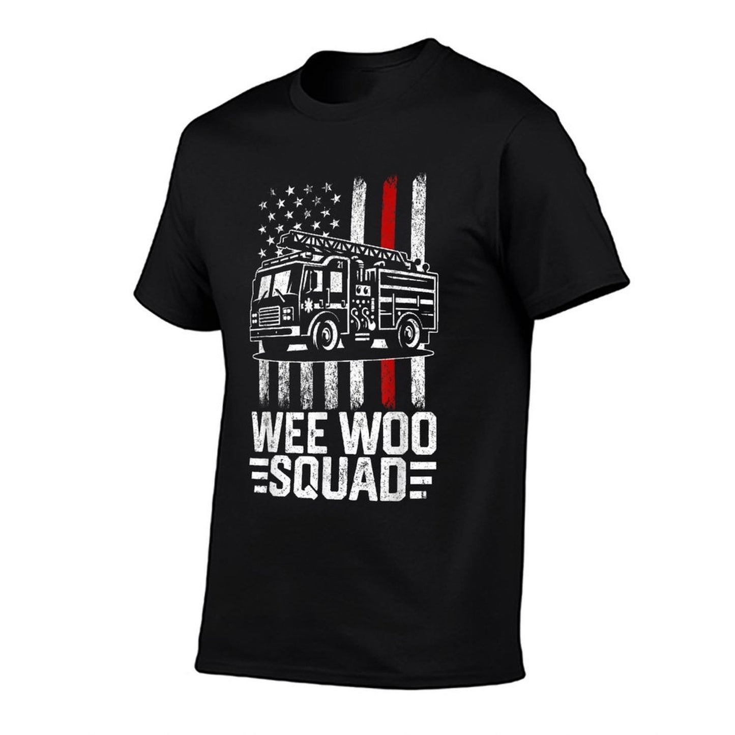 Funny Firefighter Men Women Kids Fire Truck Fireman Odor-resistant T-Shirt