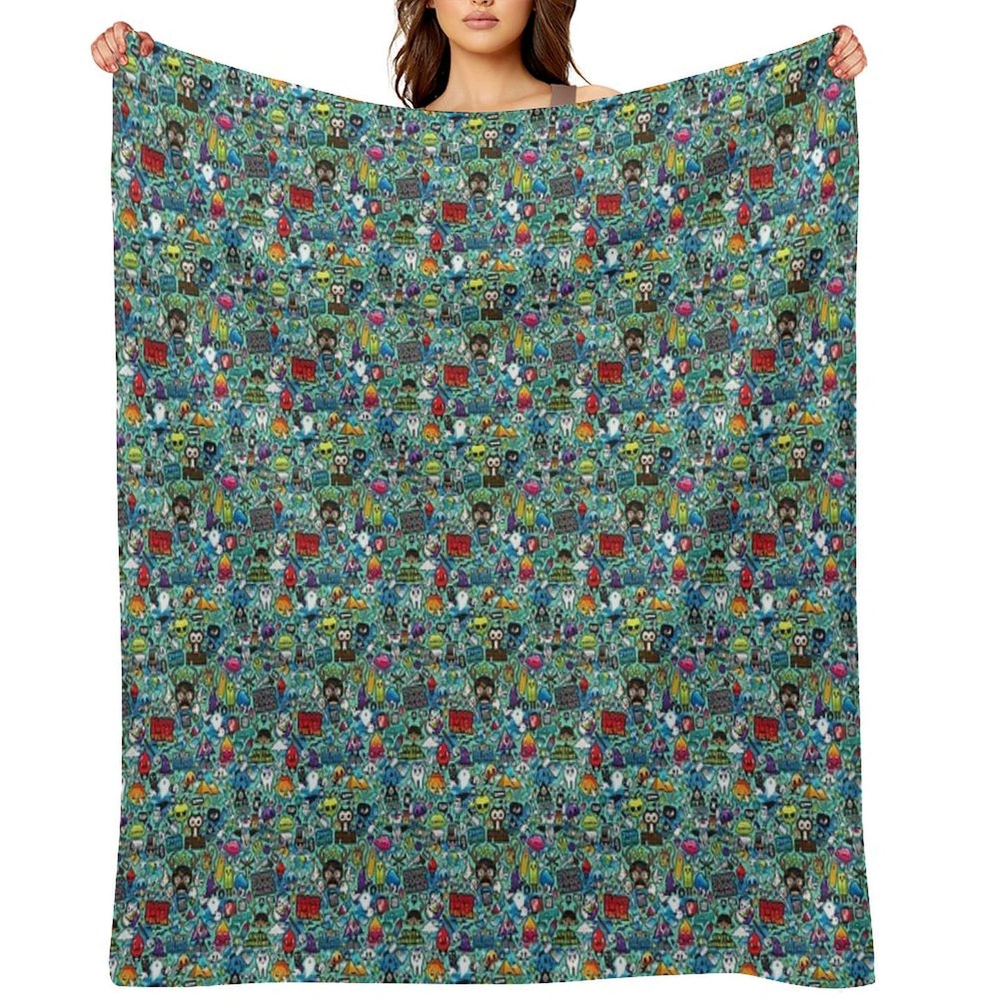 The Real World Durable Throw Blanket