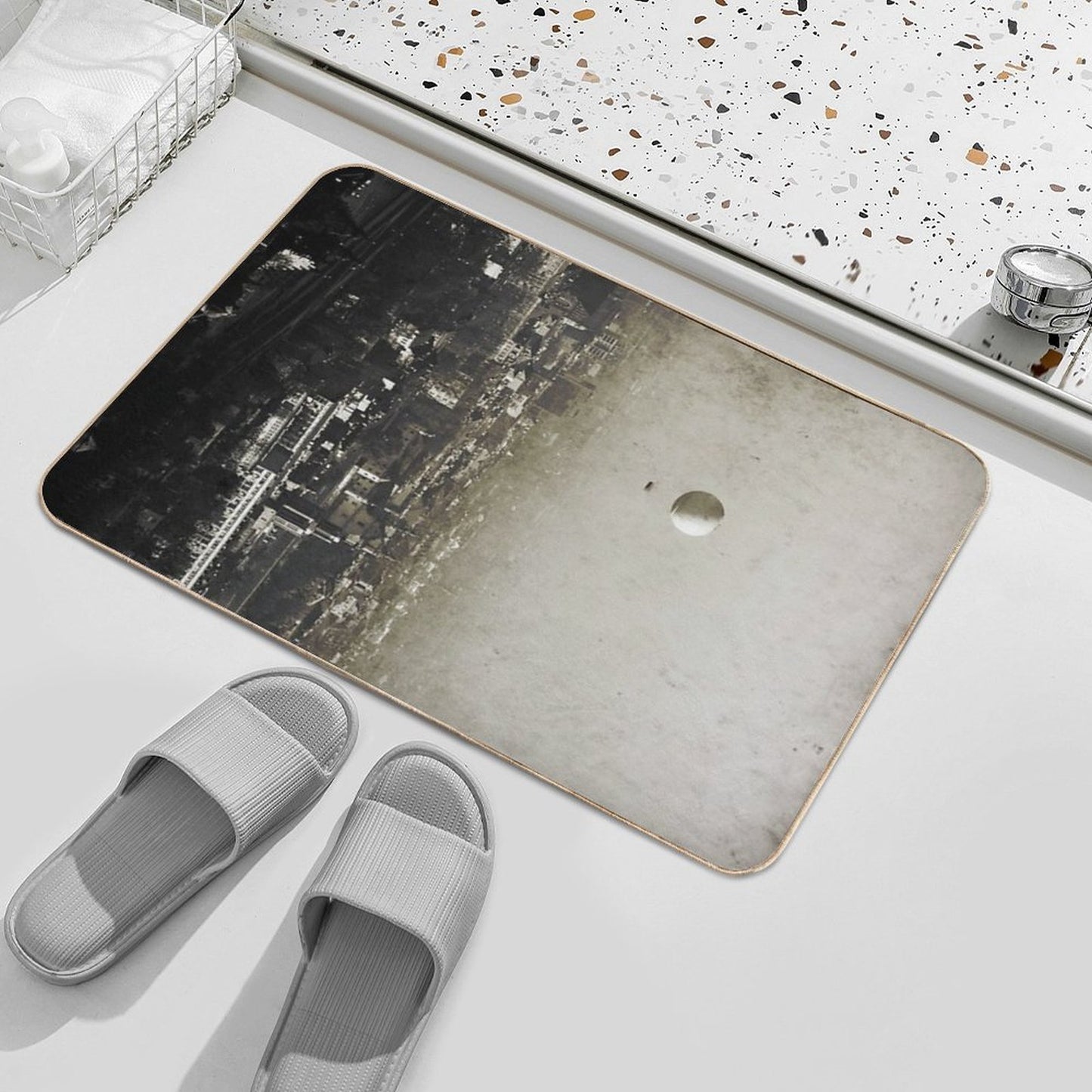 Flying over You Rapid-Drying Bath Mat