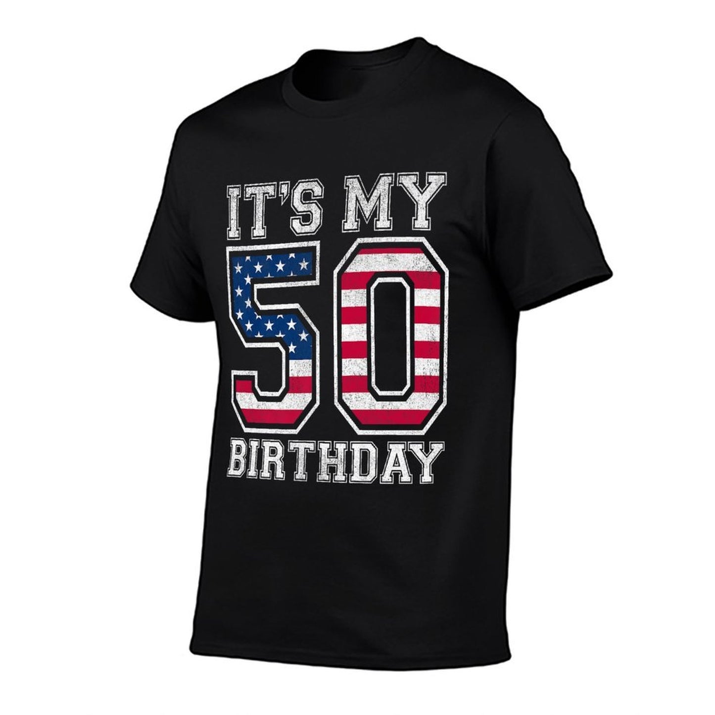 Vintage It's My 50th Birthday American Independence Day Premium Versatile T-Shirt