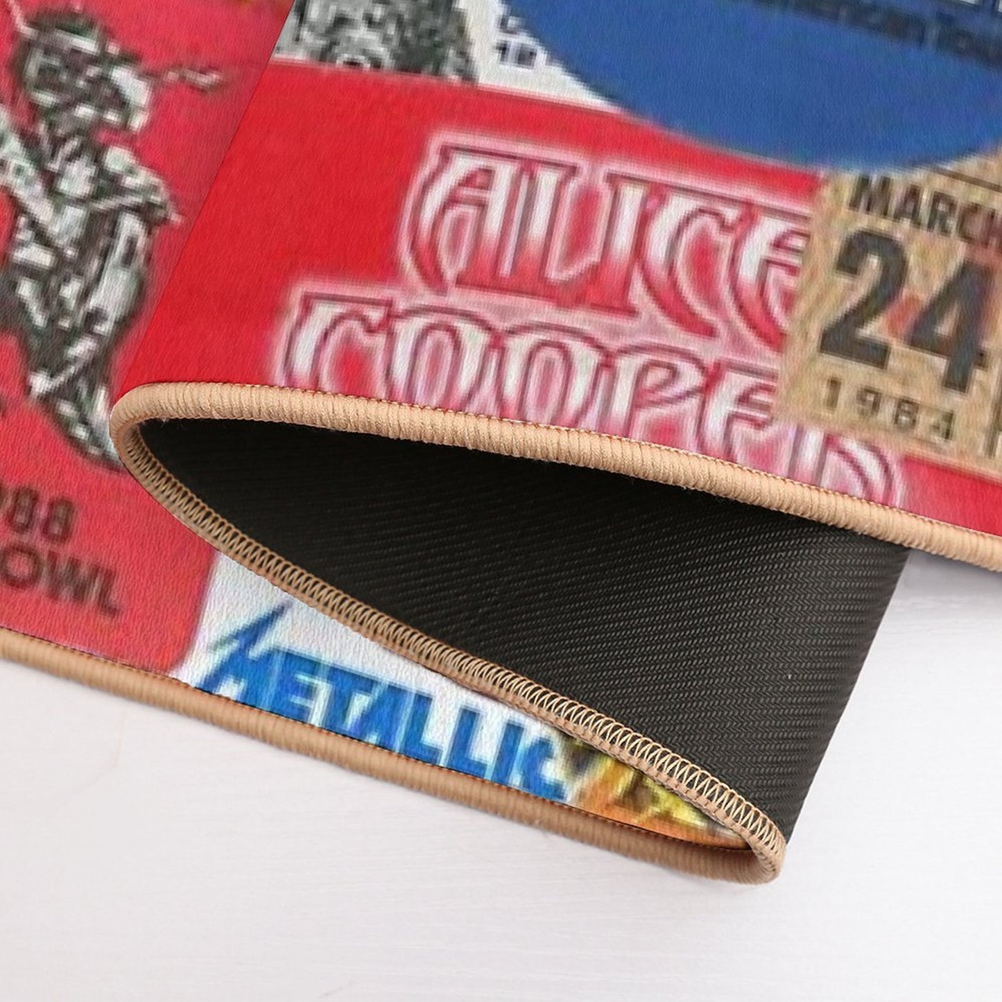 I Miss Concerts - Hard Rock And Heavy Metal Ticket Stubs And Backstage Passes Odorless Bath Mat