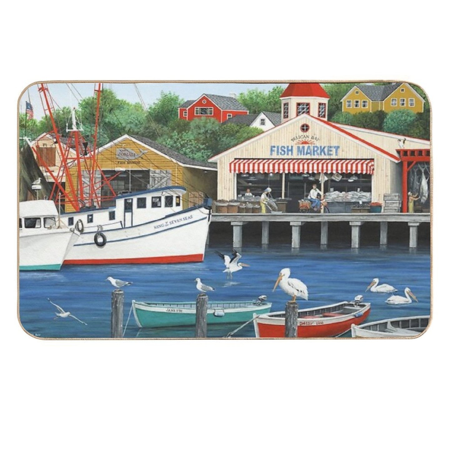 Pelican Bay Anti-Trip Bath Mat