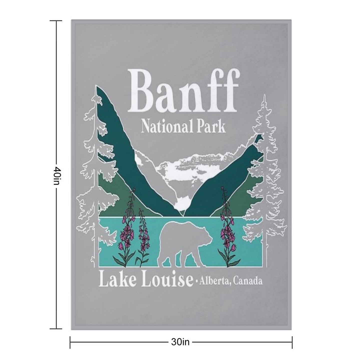 Banff National Park Premium Throw Blanket
