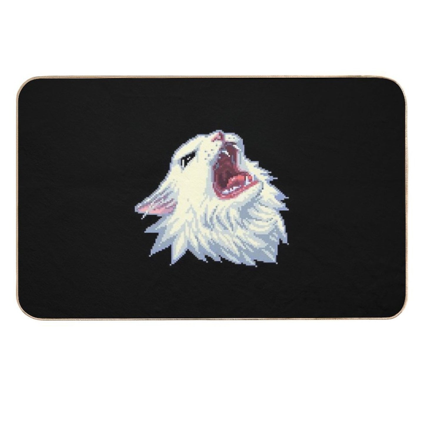 8-bit Screamin' Thurston The Cat! Long-Lasting Bath Mat