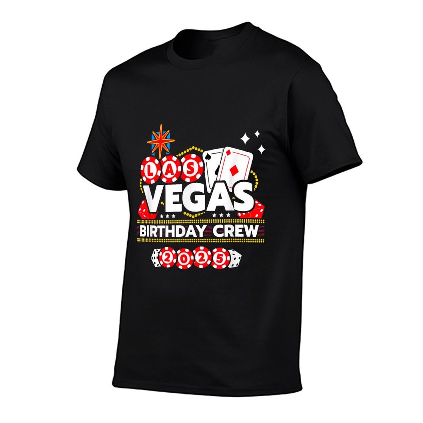 Vegas Birthday Squad - Birthday Crew - Vegas Birthday 2025 Wrinkle-resistant T-Shirt