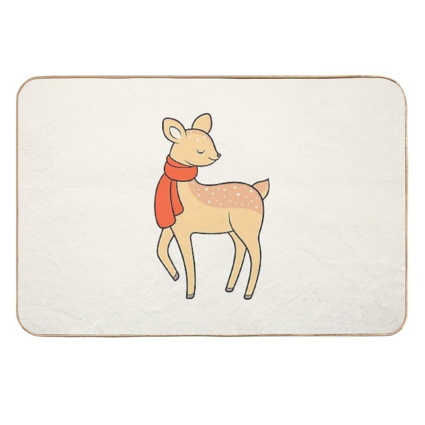 Deer Easy Maintenance Bath Mat