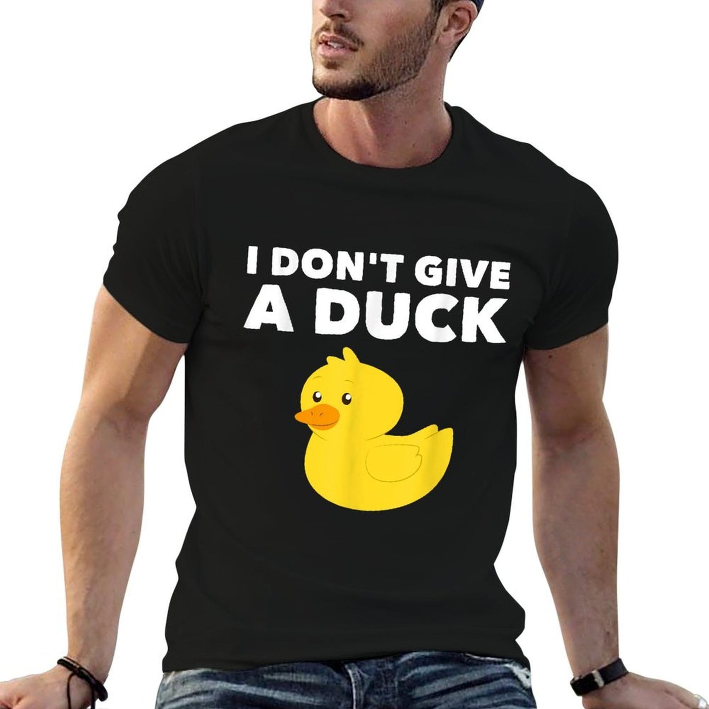 I Dont Give A Duck Funny Humor Odor-resistant T-Shirt