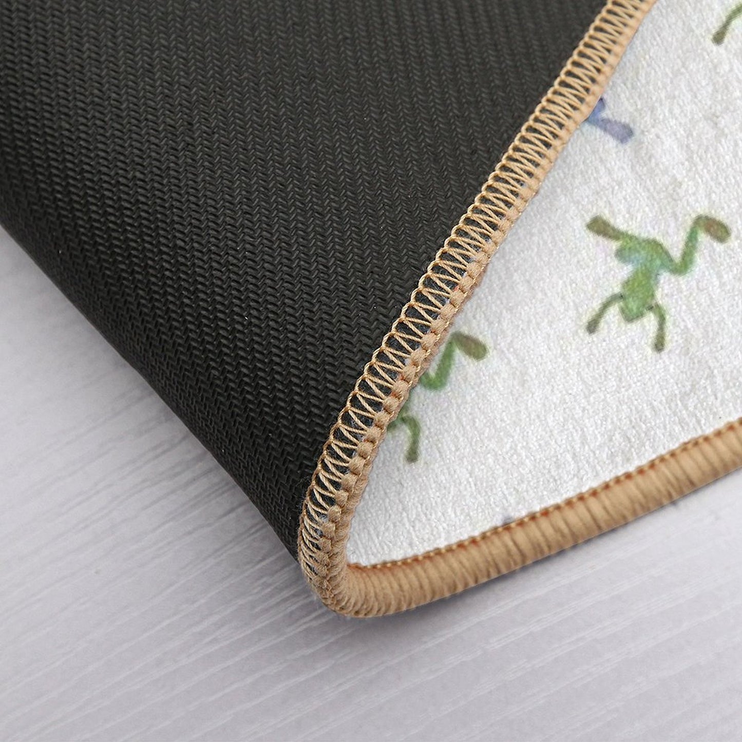 Traditional Frog Vintage Pattern Easy Maintenance Bath Mat