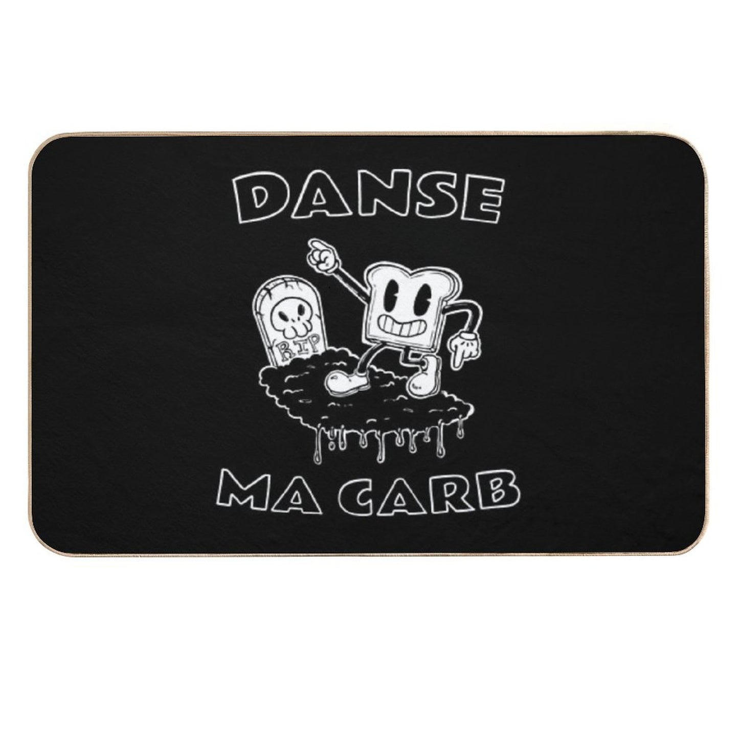 Danse Macarbe Easy Maintenance Bath Mat