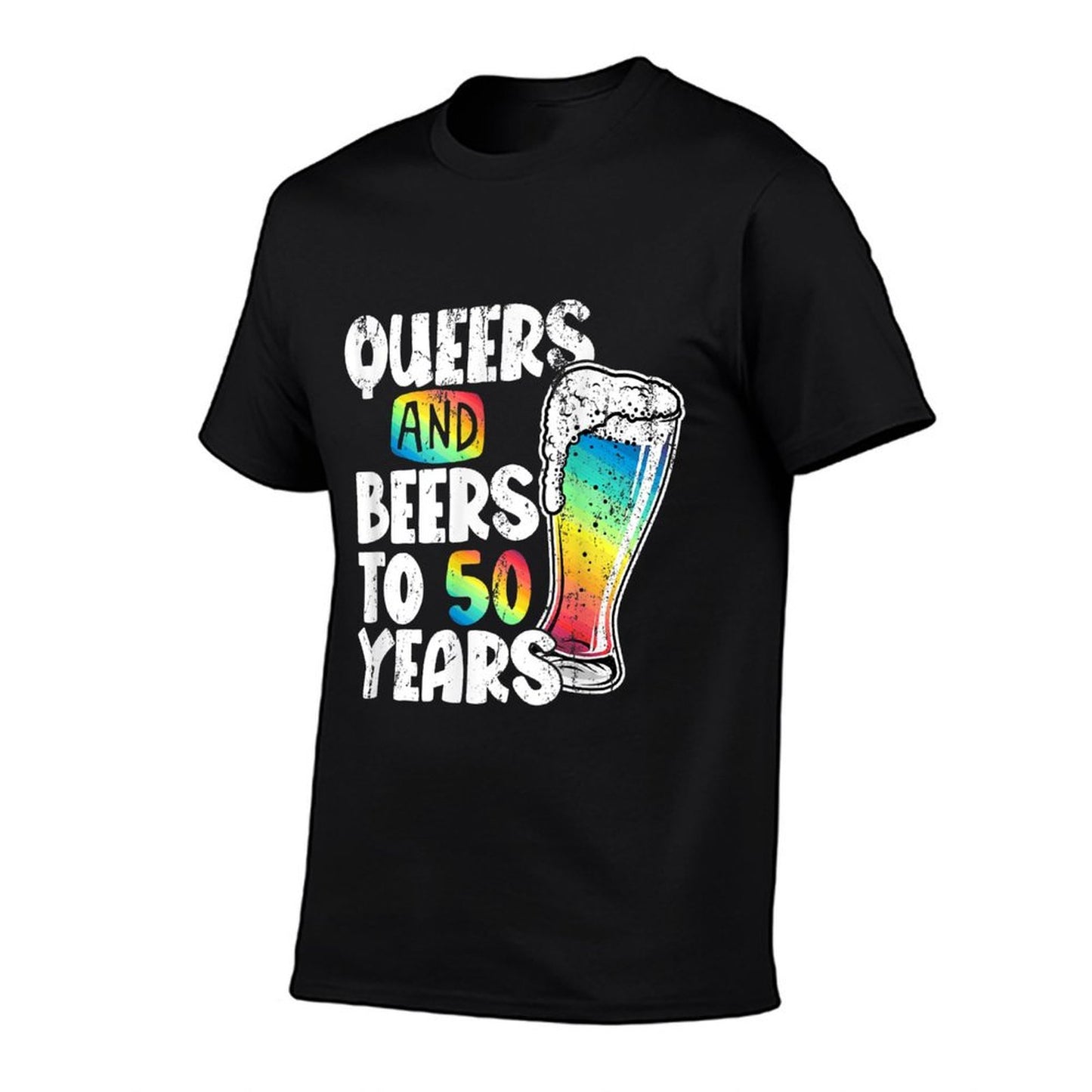 Queers And Beers to 50 Years, 50th Birthday Gay Pride LGBTQ Soft T-Shirt