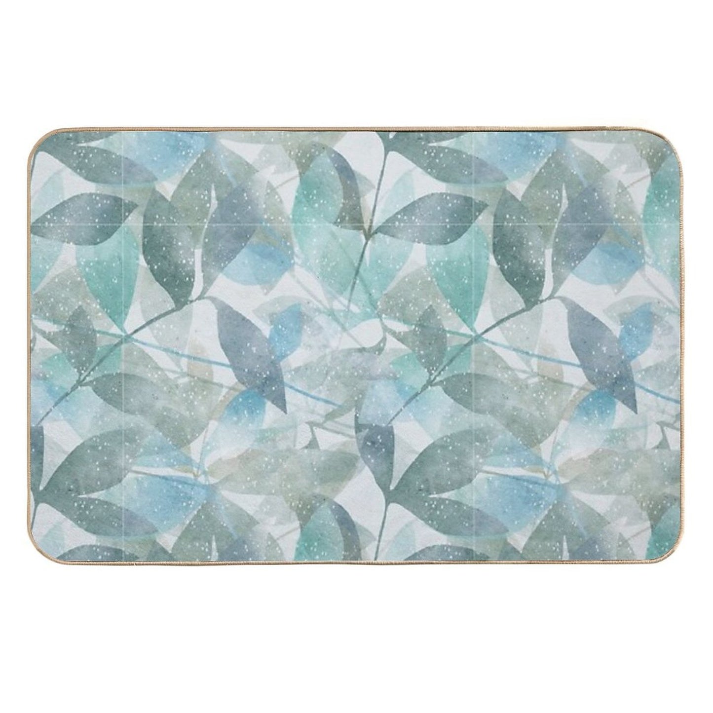 Leaf Pattern Design Non-Slip Bath Mat
