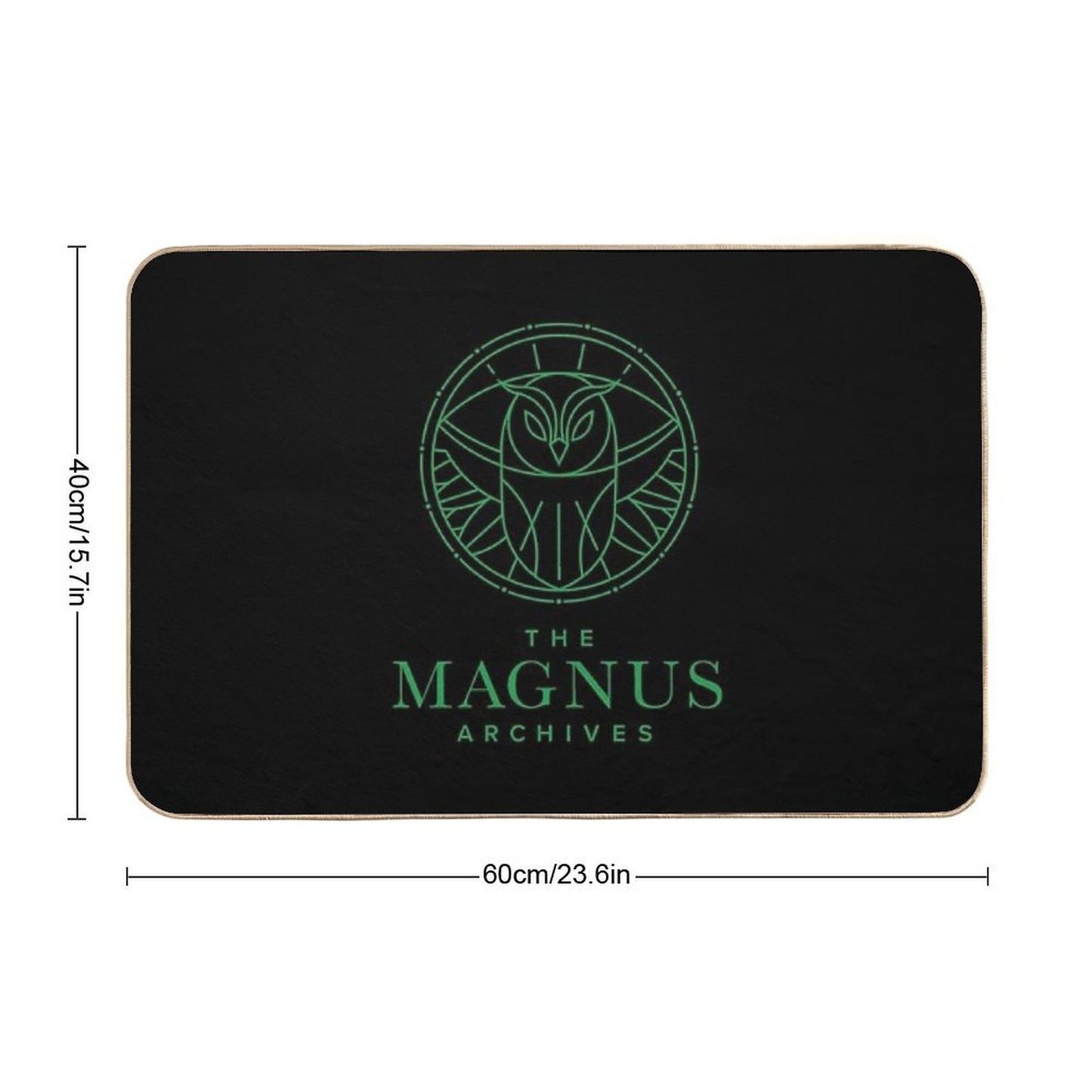 All Seeing Owl Absorbent Bath Mat