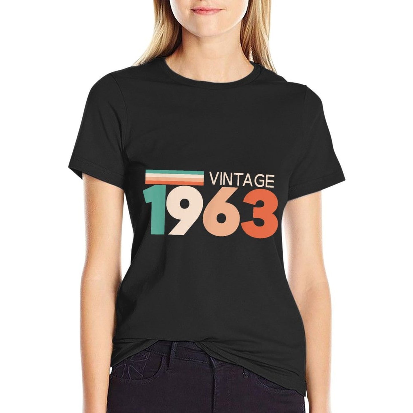 60th Birthday Vintage 1963 60 Years Old Design Breathable T-Shirt