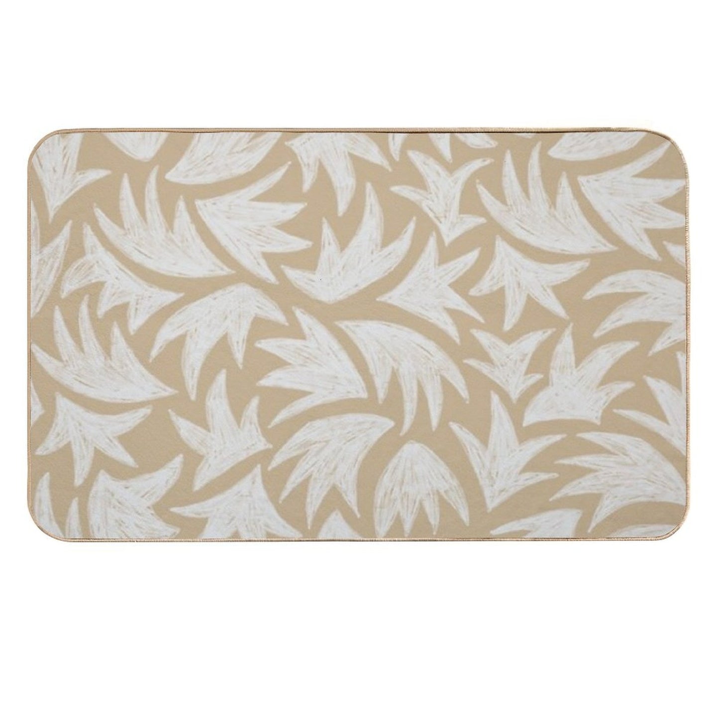 Spiky Minimal Pattern Durable Bath Mat