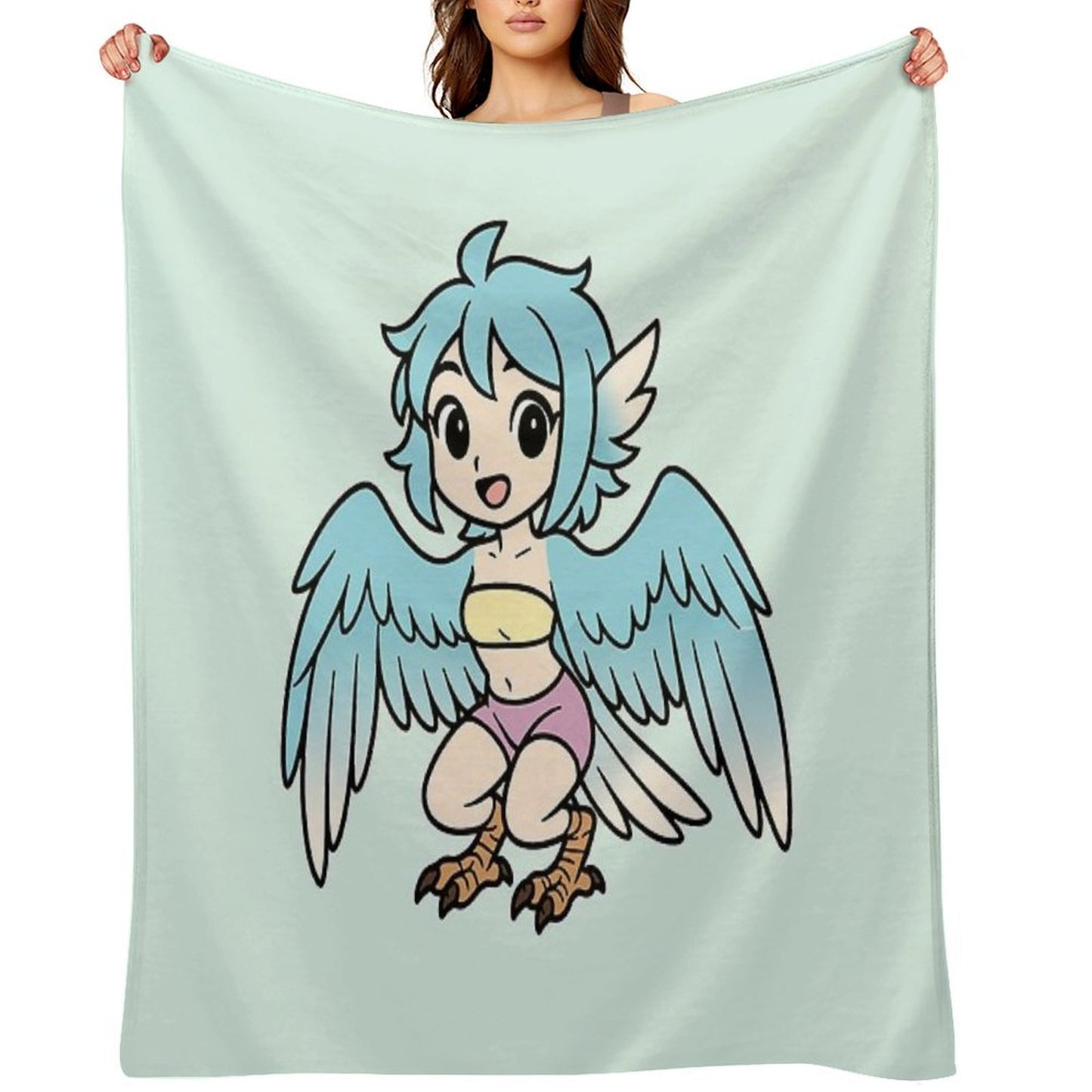 Kipi The Harpy Durable Throw Blanket